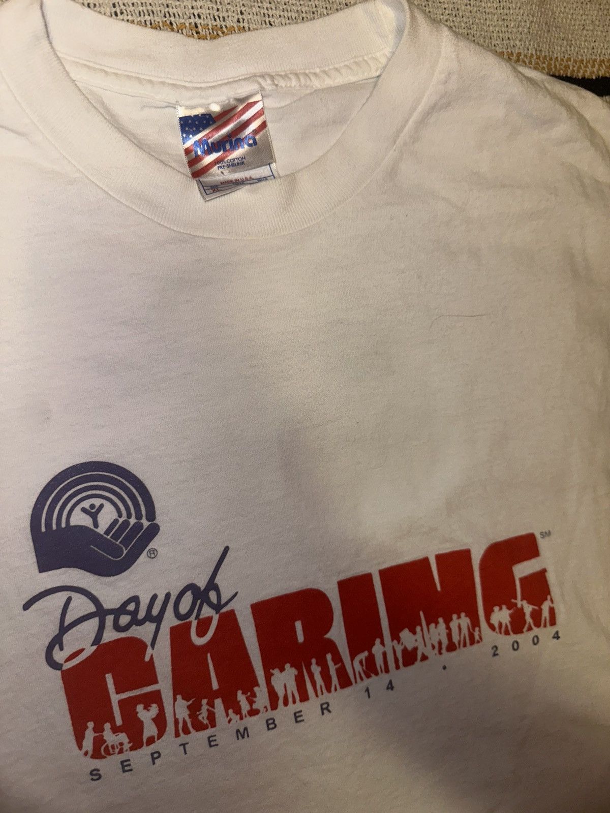 Other Y2K 04 United Way Heavyweight Cotton White Shirt Sz.XL Size US XL / EU 56 / 4 - 2 Thumbnail