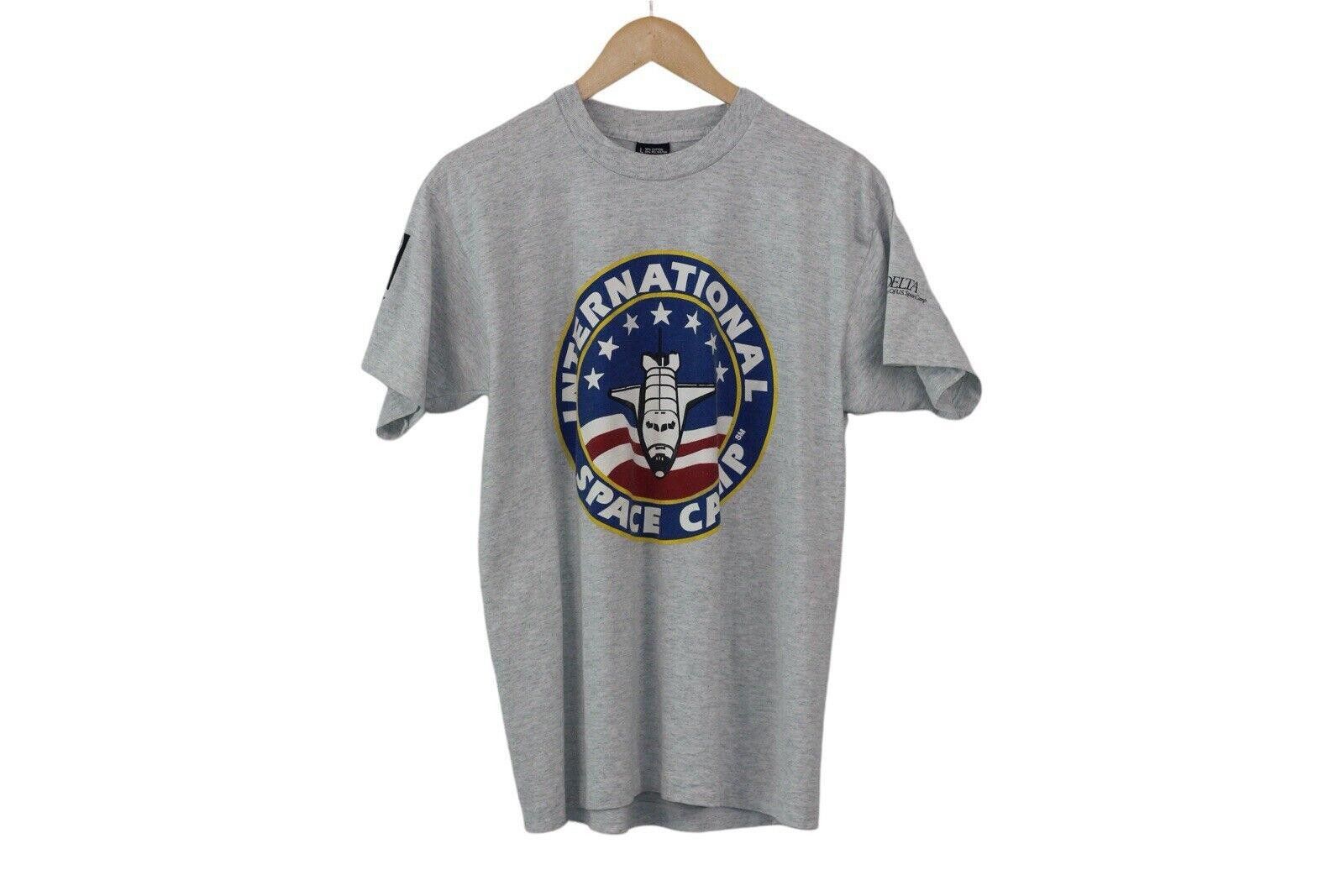 Fruit Of The Loom Vintage Screen Stars T-shirt International Space Camp NASA L Size US L / EU 52-54 / 3 - 1 Thumbnail