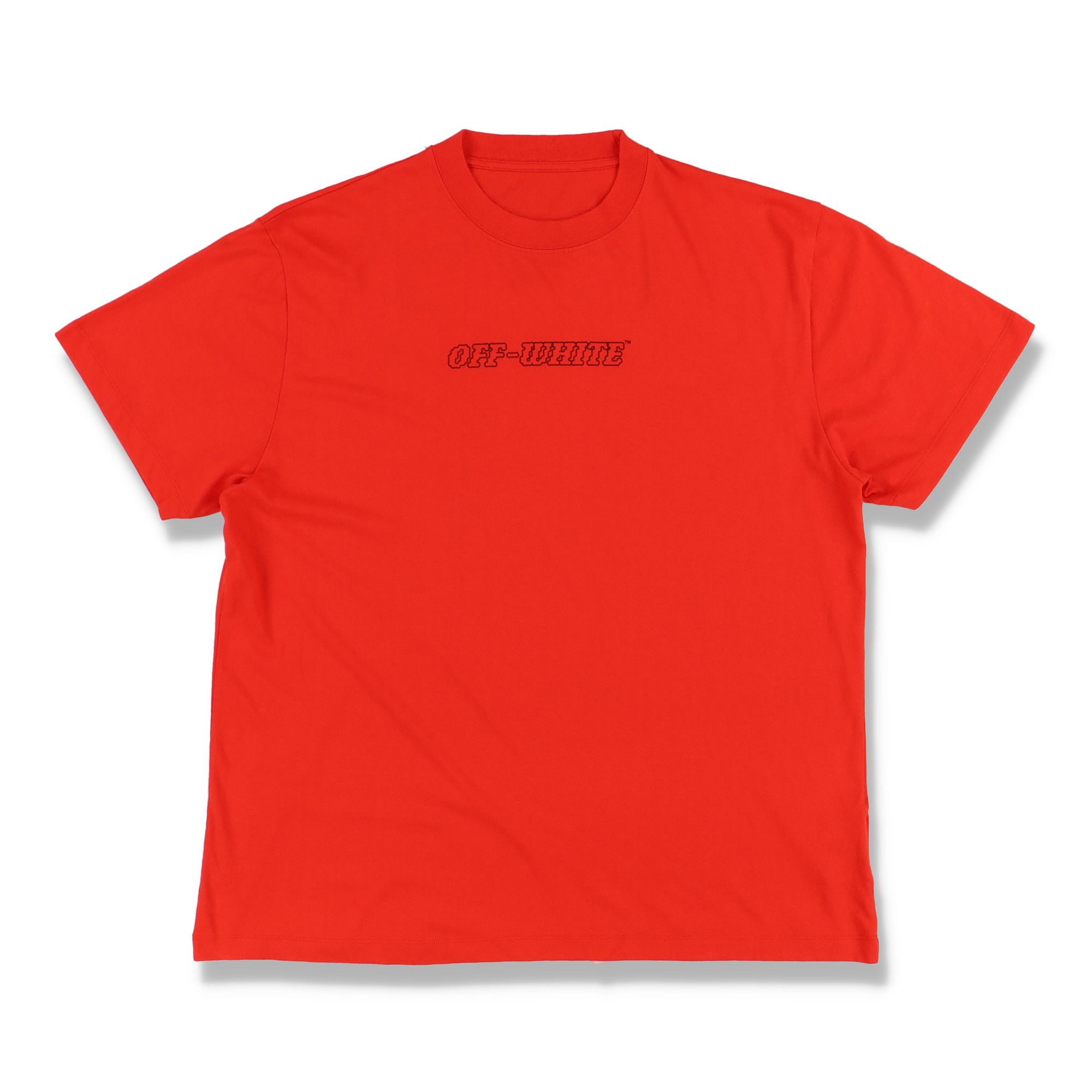 Off-White Red Pascal Hand Gun Logo Oversized T-Shirt Size US S / EU 44-46 / 1 - 5 Thumbnail