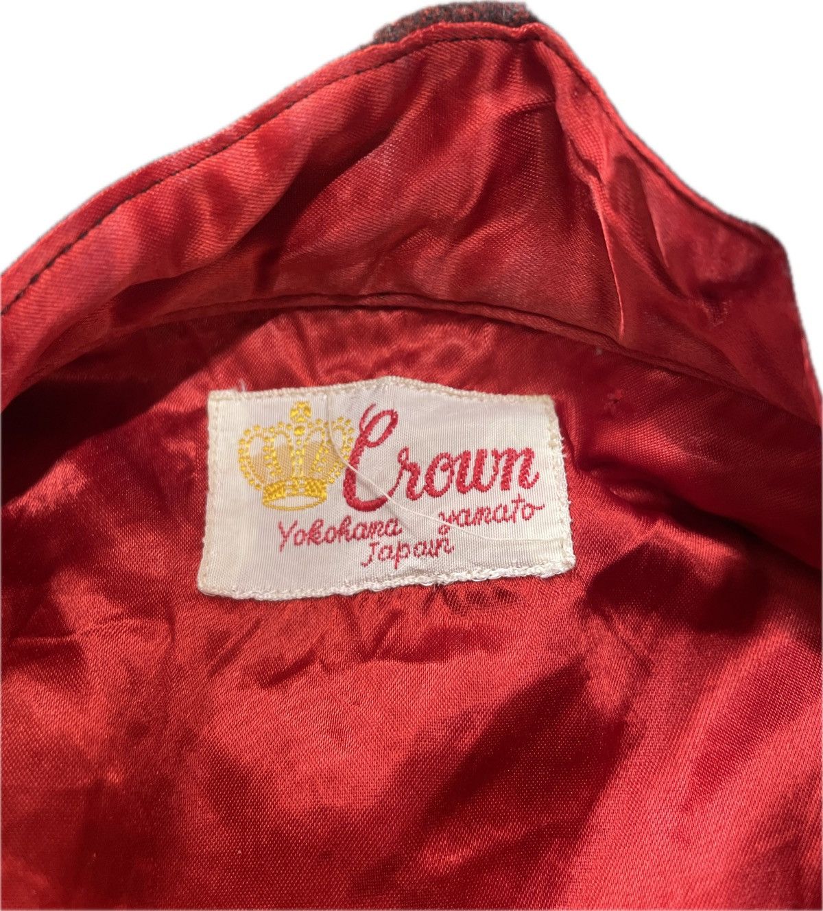 Japanese Brand × Vintage 60’s Loop Collar Crown Japanese Flannel Shirt Size US L / EU 52-54 / 3 - 5 Thumbnail