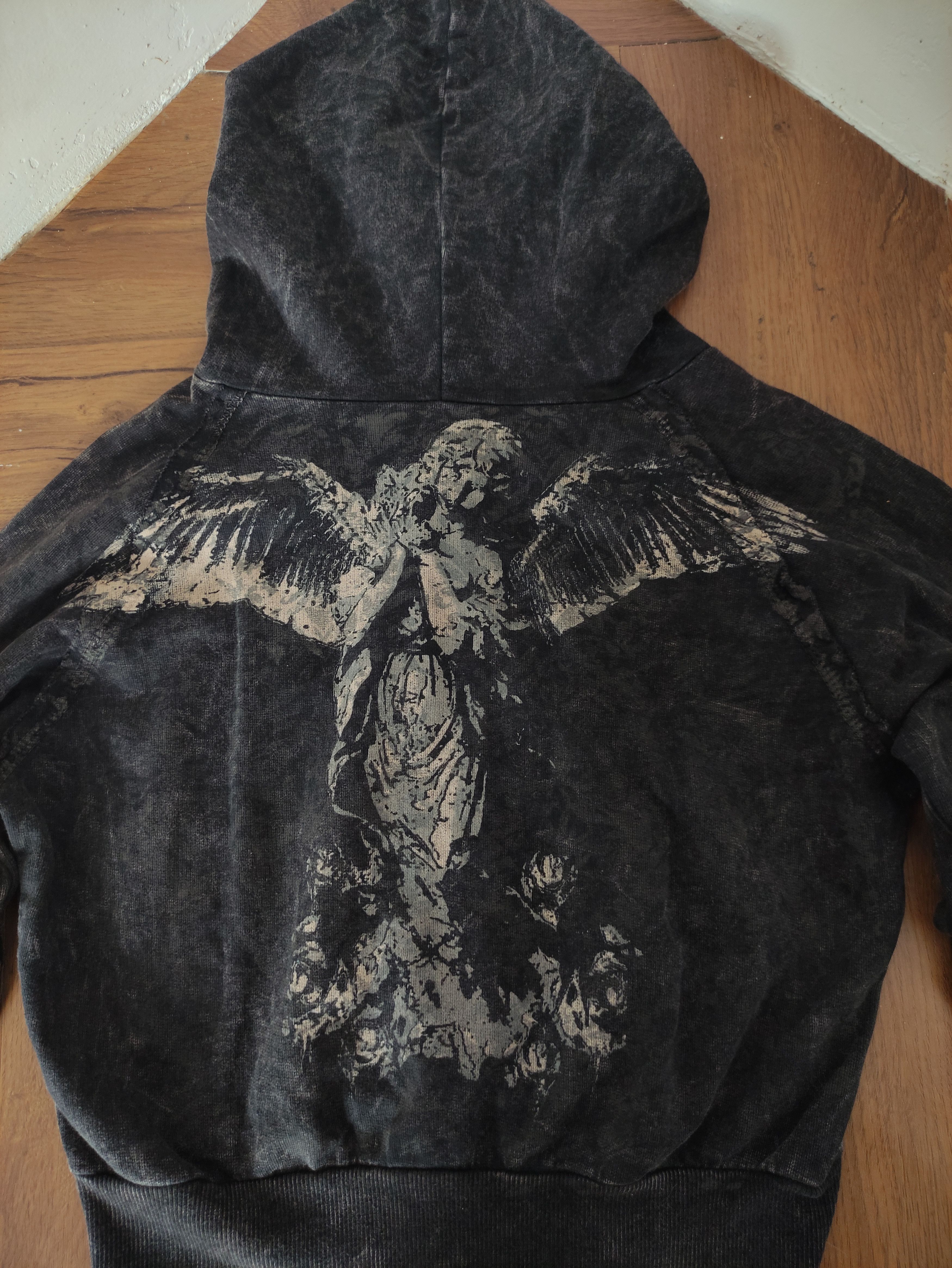 14th Addiction × Le Grande Bleu (L.G.B.) × Yasuyuki Ishii Zipper Hoodie Greek Angel statue style LGB Size S / US 4 / IT 40 - 4 Thumbnail