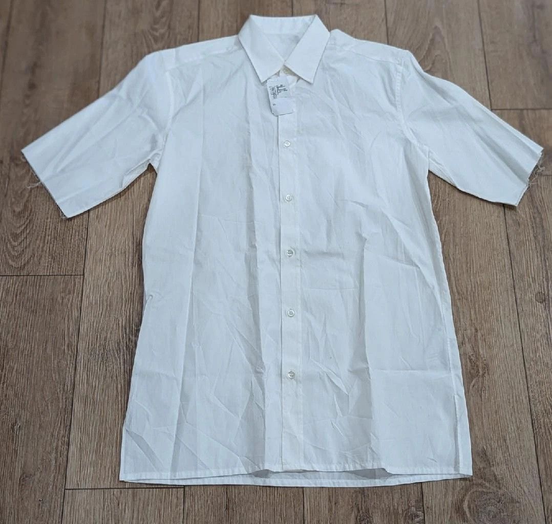 Maison Margiela Cotton Poplin Button Up Shirt White 41 US 16
