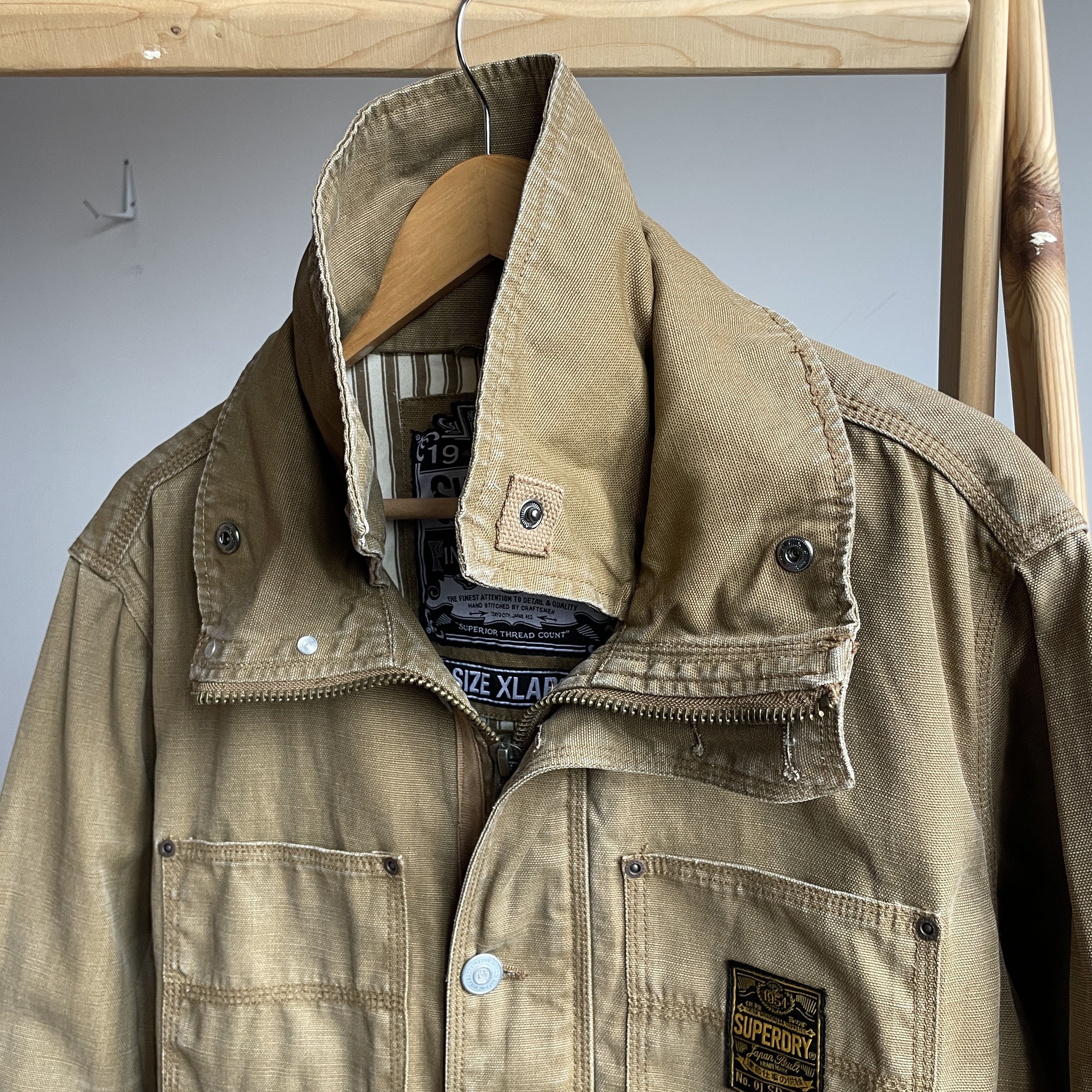 Superdry Superdry Canvas Work Chore Jacket Size XL Size US XL / EU 56 / 4 - 7 Thumbnail