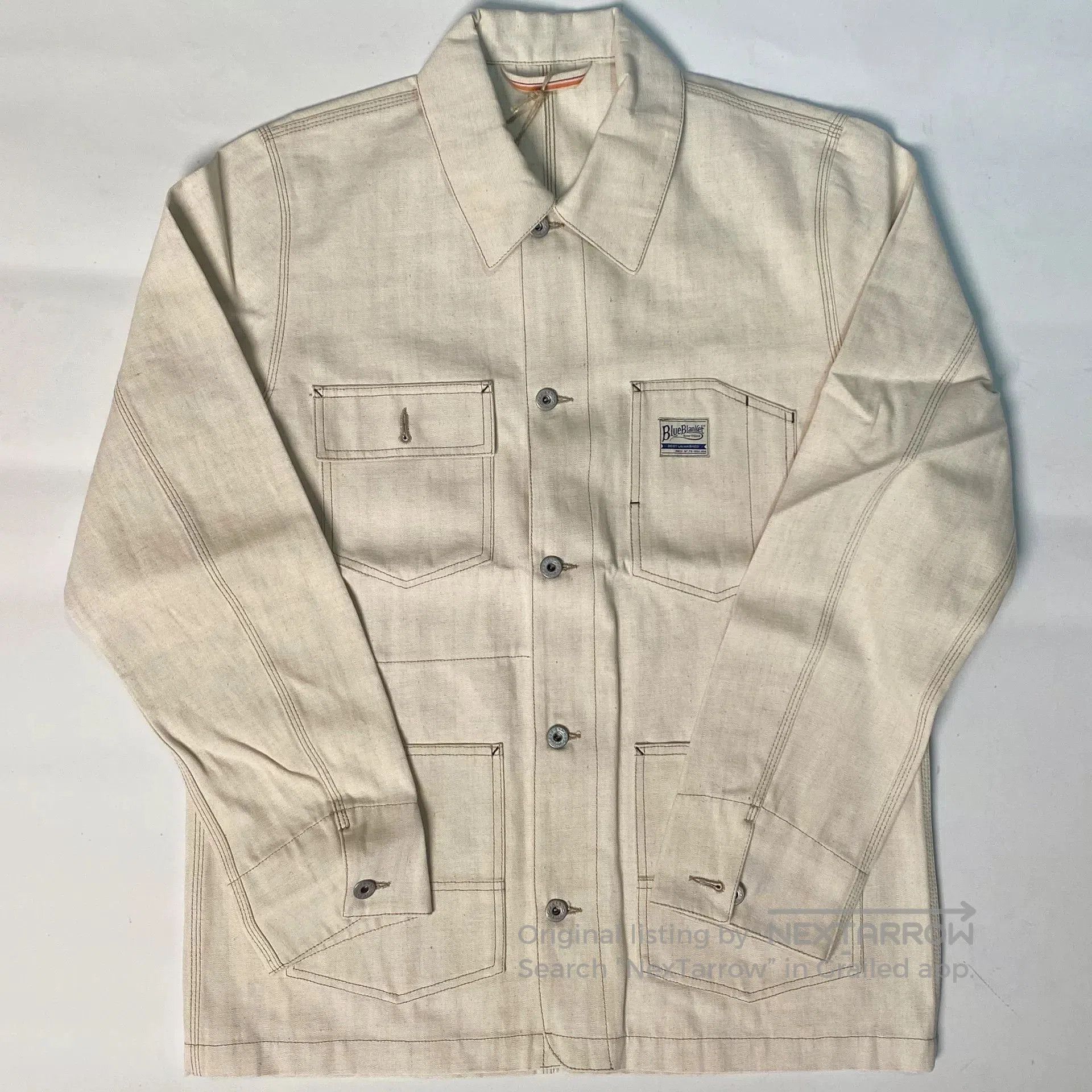 Blue Blanket Blue Blanket White Selvedge Denim Coverall. Size US XL / EU 56 / 4 - 1 Thumbnail