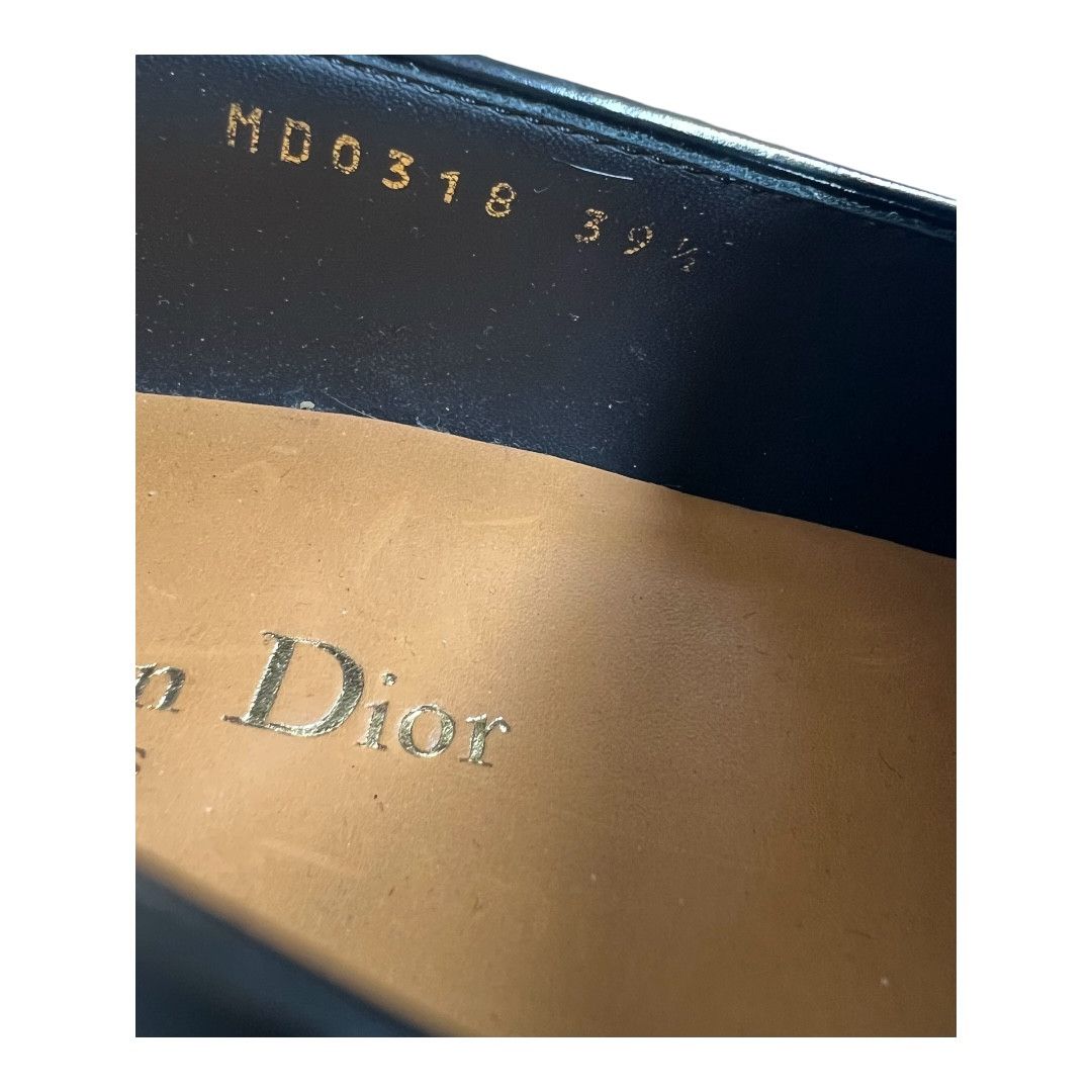 Dior Dior Studded Patent Leather Loafers Size US 9.5 / IT 39.5 - 8 Thumbnail