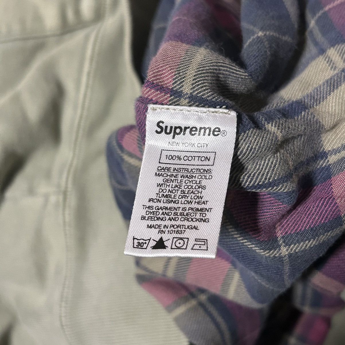Supreme SUPREME BLEACHED ZIP UP SWEATSHIRT HOODIE Size US M / EU 48-50 / 2 - 6 Thumbnail