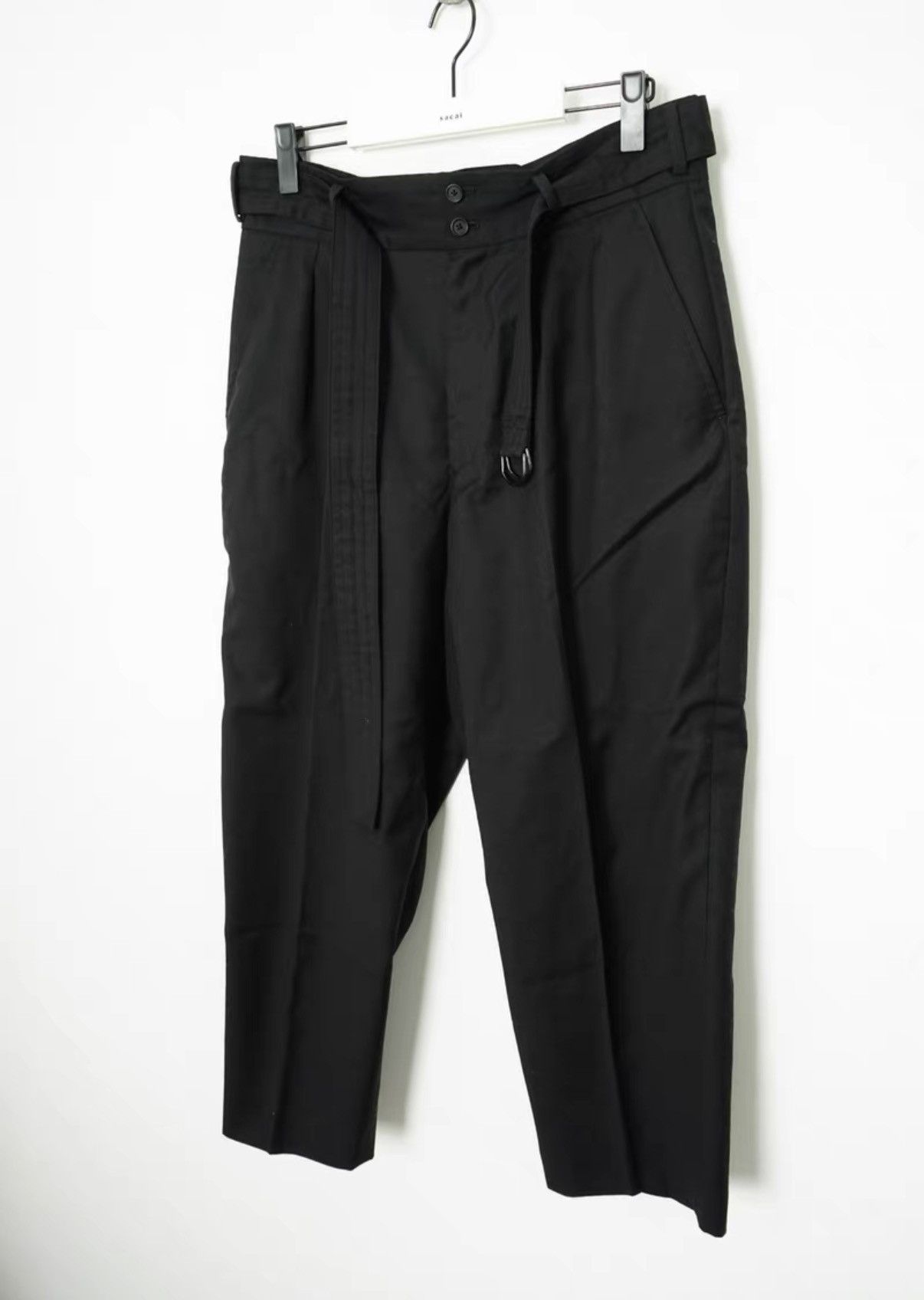 Yohji Yamamoto Yohji Yamamoto Wide-Leg Pants / Culottes, Wool Blend Size US 34 / EU 50 - 2 Thumbnail