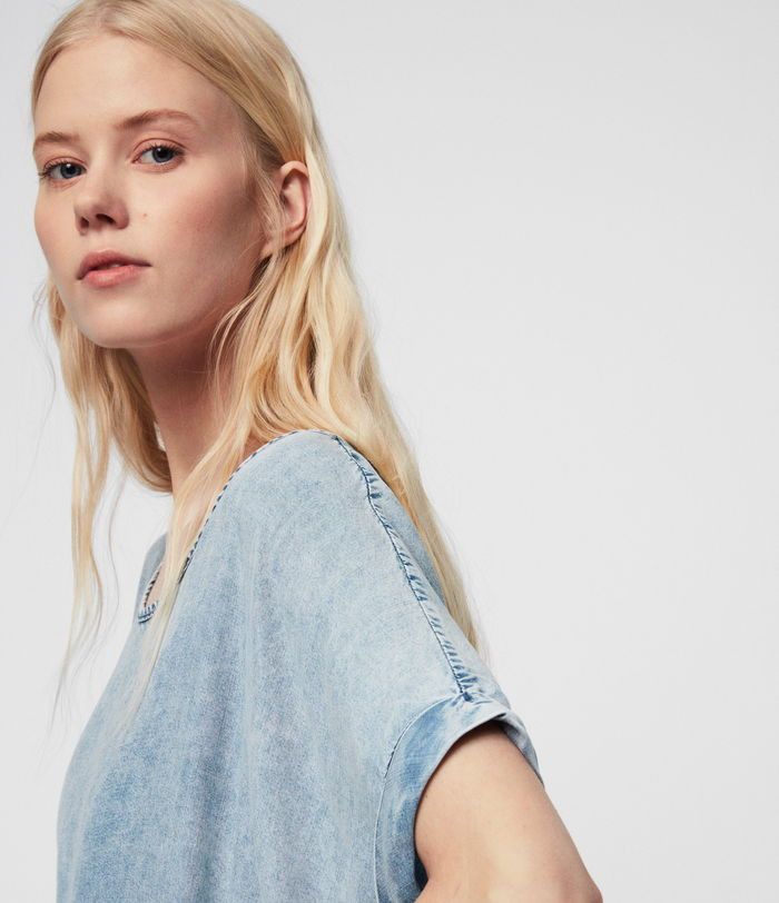 Allsaints FREE SHIPPING!! - Sonny Tencel Dress Size XS / US 0-2 / IT 36-38 - 7 Thumbnail