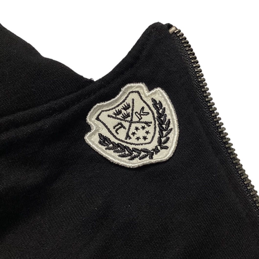 If Six Was Nine × Japanese Brand × Le Grande Bleu (L.G.B.) RUSS-K EMBROIDERED WORDING PUNK GOTHIC HOODIE VEST JACKET Size US M / EU 48-50 / 2 - 11 Thumbnail
