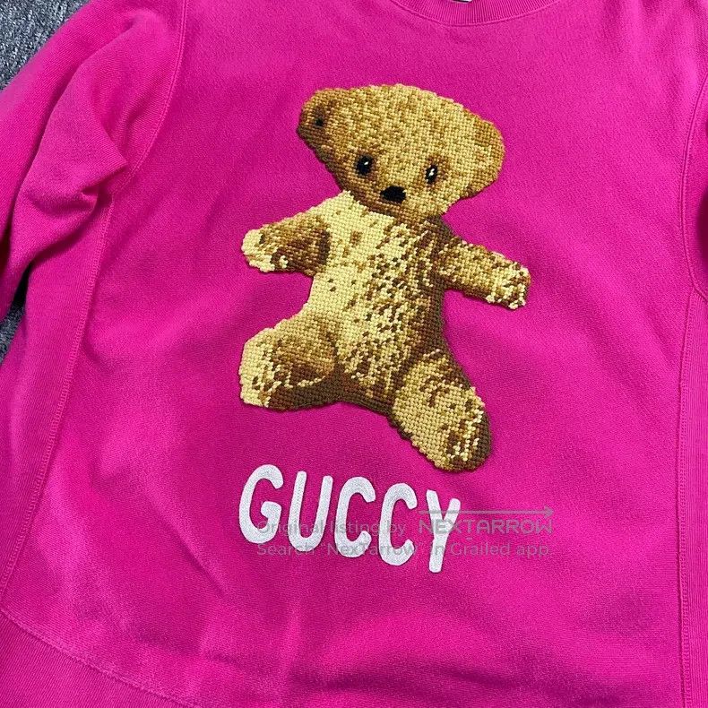 Gucci Gucci Little Bear makes old sweatshirts Size S / US 4 / IT 40 - 5 Thumbnail