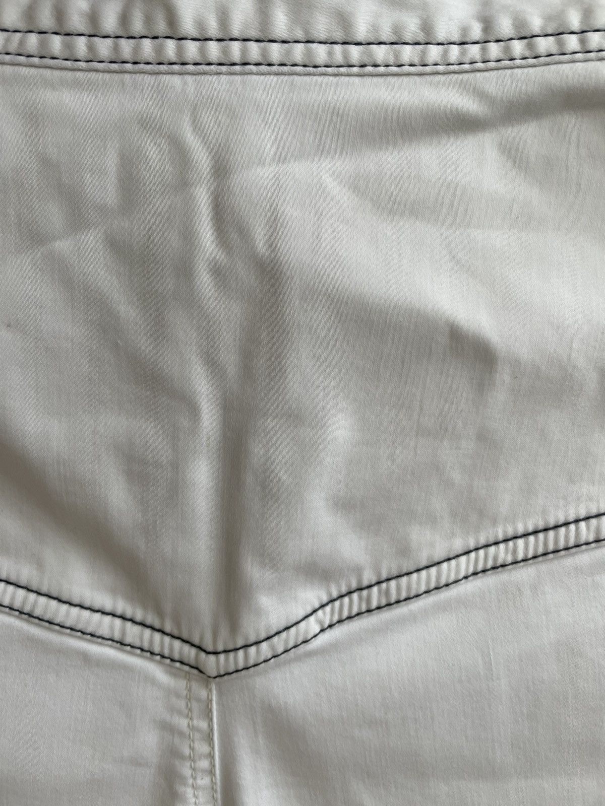 Miss Sixty Miss Sixty Vintage Flared Pants White Denim Jeans Size 27" / US 4 / IT 40 - 14 Thumbnail