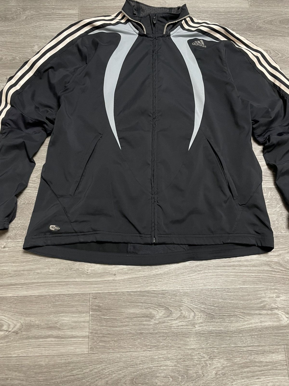 Adidas Vintage Adidas Climaproof 3 Stripe Light Jacket Size US XL / EU 56 / 4 - 3 Thumbnail