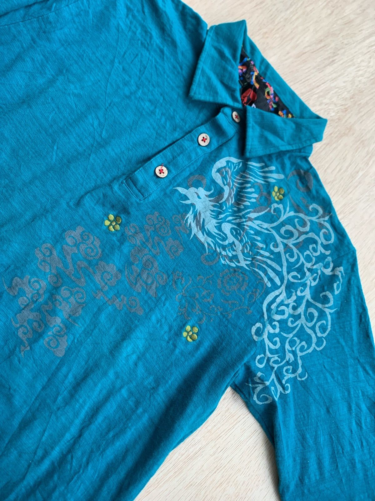 Hysteric Glamour × Japanese Brand Bins By Ryukyu no sato Sukaja Shirt Button ups Size US M / EU 48-50 / 2 - 5 Thumbnail