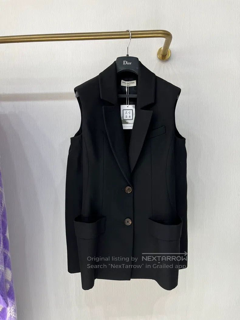 Balenciaga Balenciaga Blazer Vest Jacket Size XS / US 0-2 / IT 36-38 - 1 Thumbnail