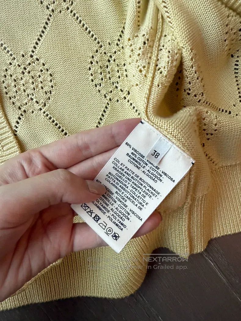 Hermes Hermes Cardigan with lace design Size XS / US 0-2 / IT 36-38 - 5 Thumbnail