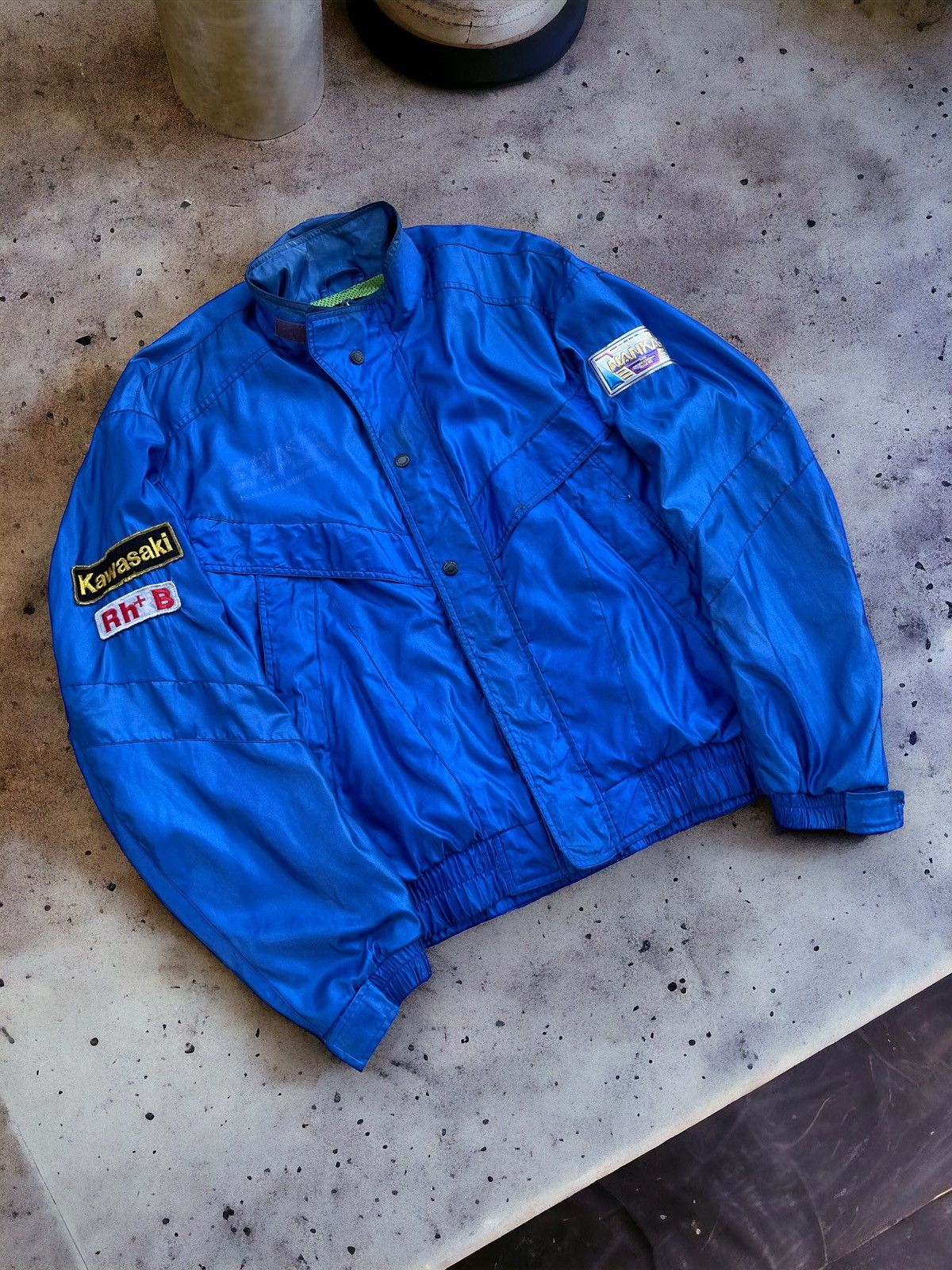 Sports Specialties 🔥Vintage Nankai x Kawasaki Racing Bomber Jacket Size US L / EU 52-54 / 3 - 1 Thumbnail