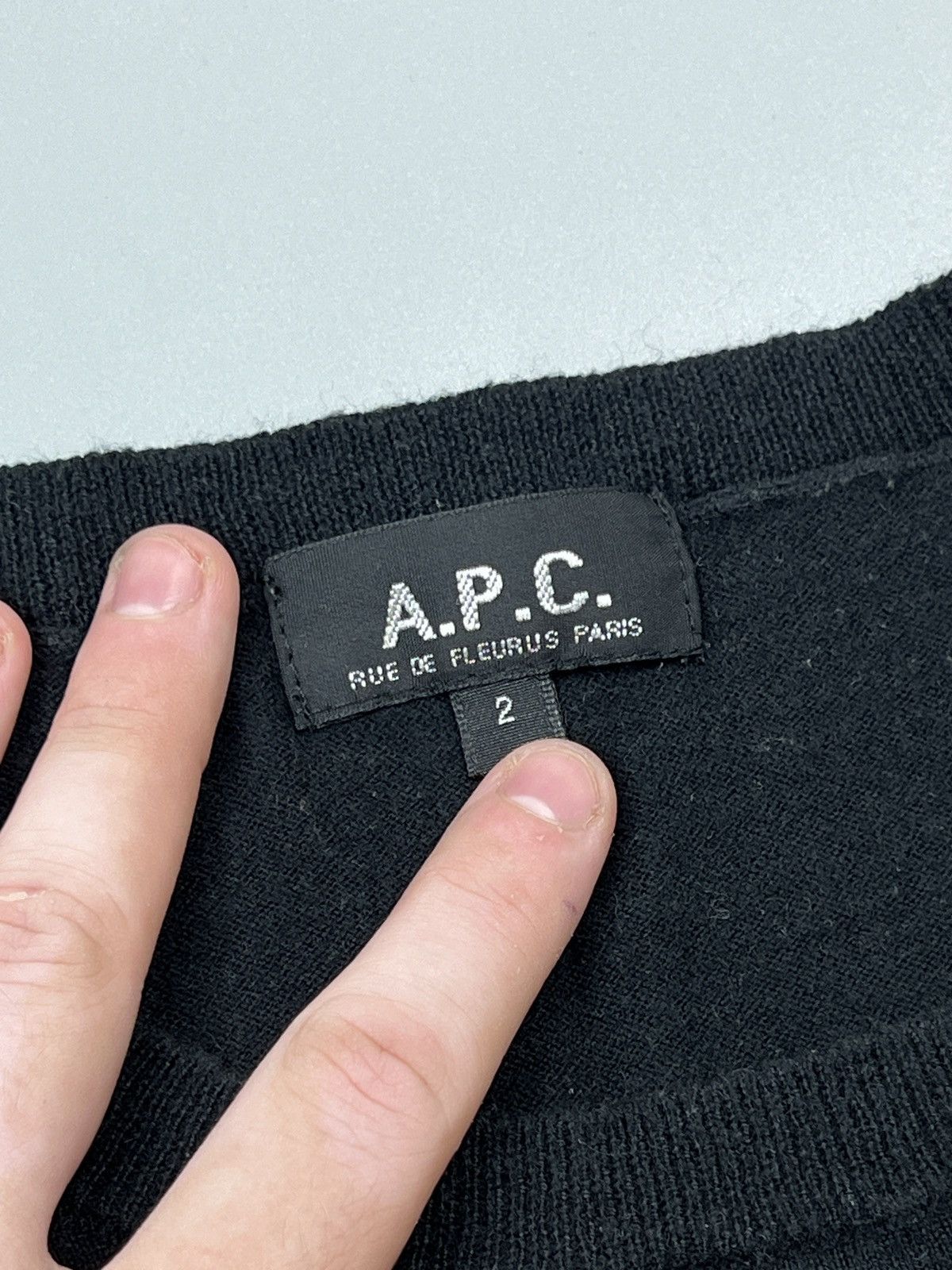 A.P.C. A.P.C. Cotton Cashmere Short Sleeve Sweater (Y0467) Size US M / EU 48-50 / 2 - 4 Thumbnail