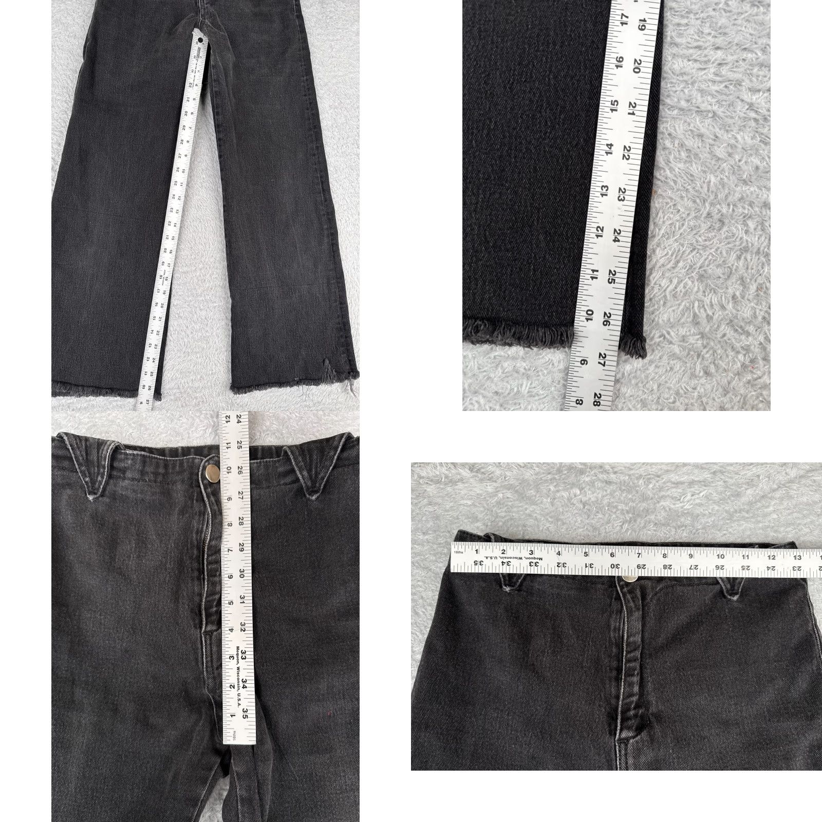 Denime VINTAGE Gray Antics Jeans Womens 28 Gray Antics Jeans Women Wide-Leg 90s 28x27 Denim Cotton Blend Slim Relaxed 5-Pocket Womens Size 28" / US 6 / IT 42 - 8 Thumbnail