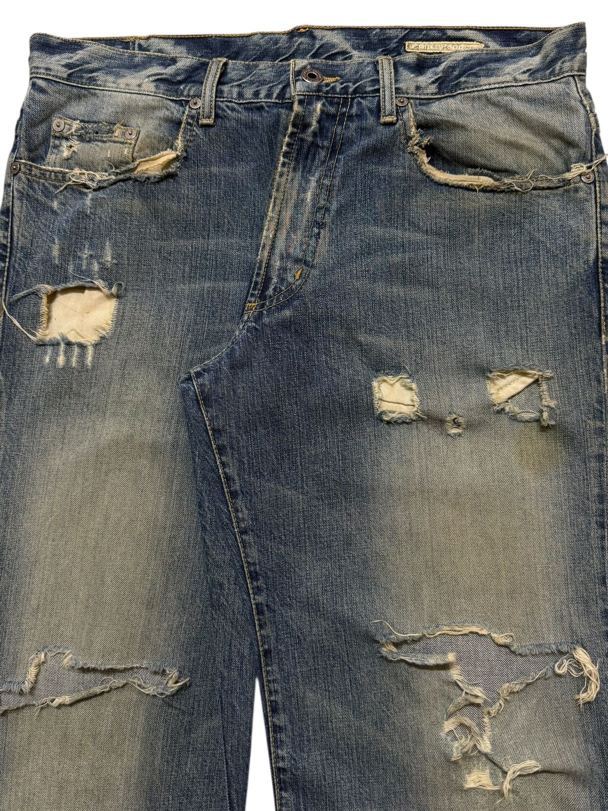 Chip & Pepper Vintage 90s Usa Chip & Pepper Mud Wash Distressed Wide Leg Size US 34 / EU 50 - 3 Thumbnail