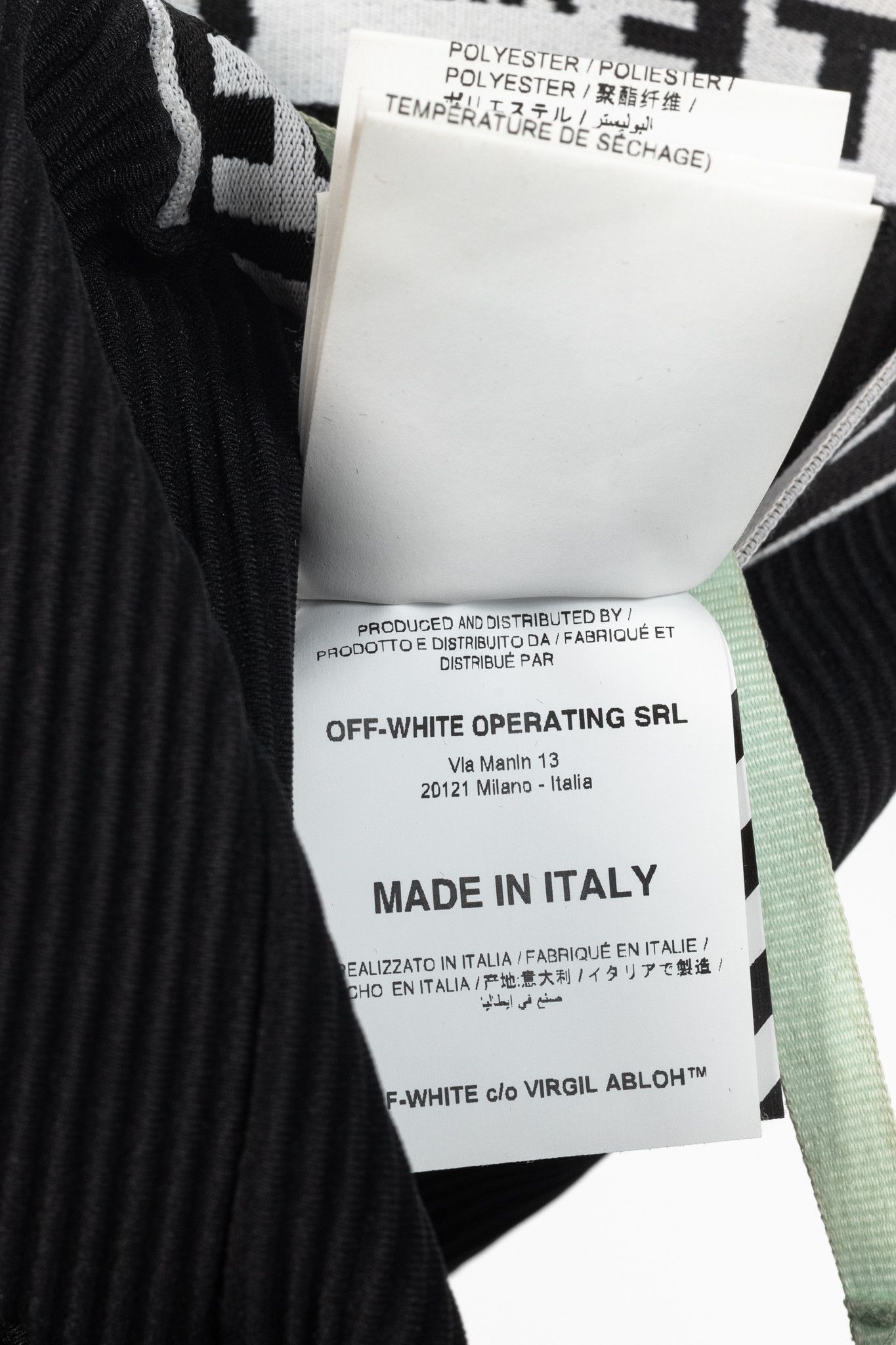 Off-White Off-White Black Logo-Waistband Ribbed Leggings Size 27" / US 4 / IT 40 - 11 Thumbnail