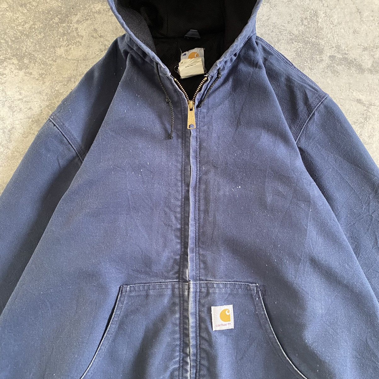 Carhartt Vintage Carhartt Duck Canvas Hooded Active Jacket J161 Size US M / EU 48-50 / 2 - 5 Thumbnail
