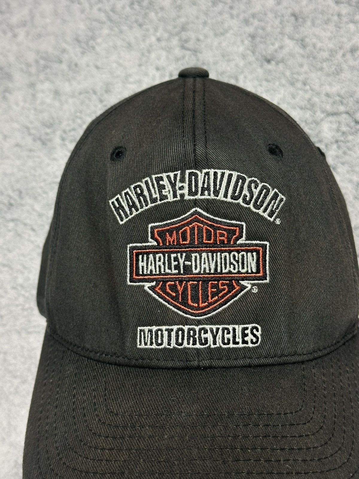 Vintage Vintage Harley Davidson Faded Flexfit Cap Size ONE SIZE - 5 Thumbnail