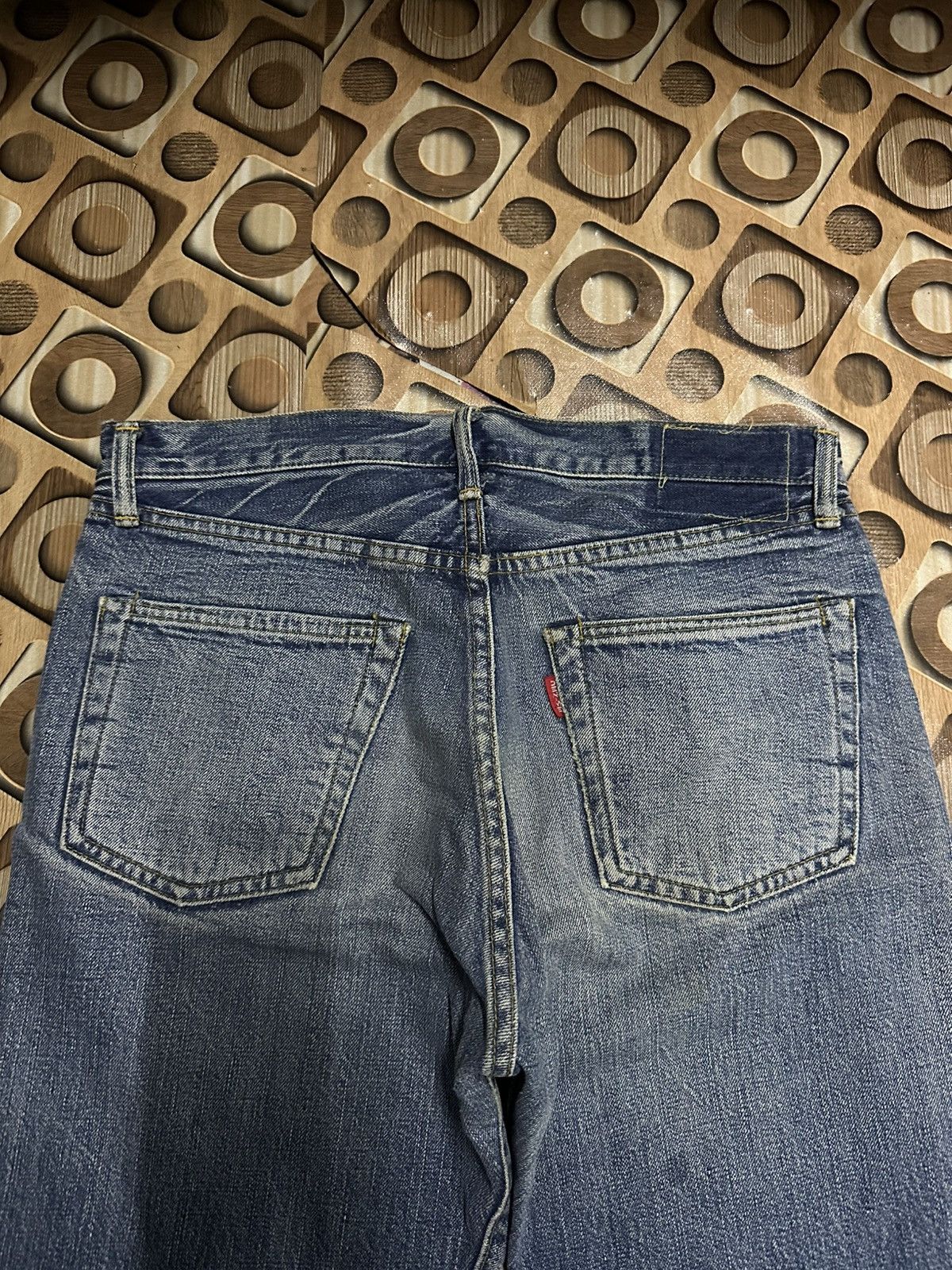 Denime Vintage 90’s DENIME Jeans Selvedge/Redline RARE Denim Pants Size US 31 - 15 Thumbnail