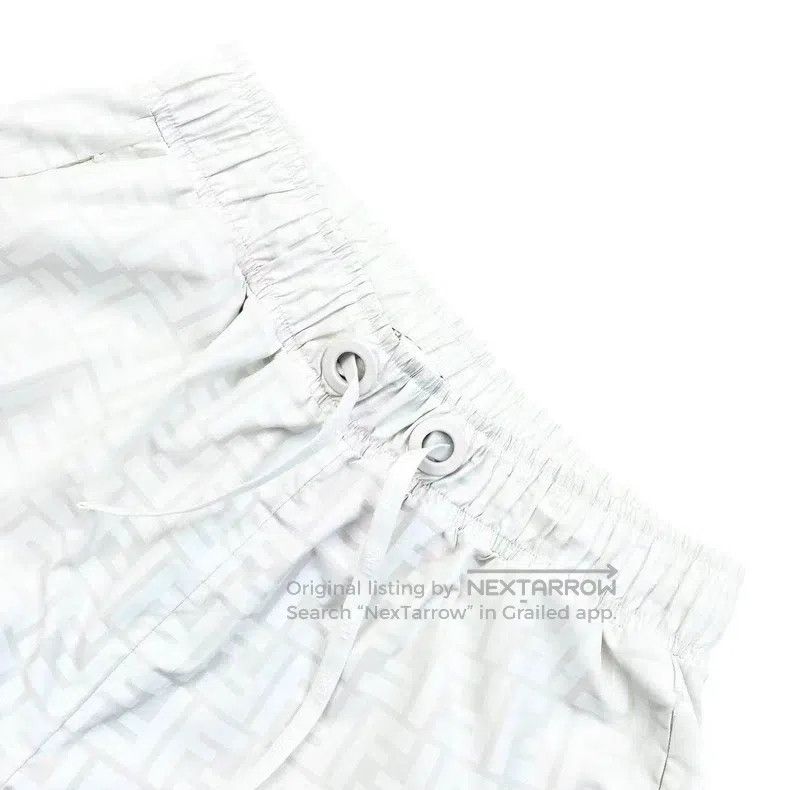 Fendi Fendi size S Polyester White FF Printed Casual Pants Size 42" / US 20 - 3 Thumbnail