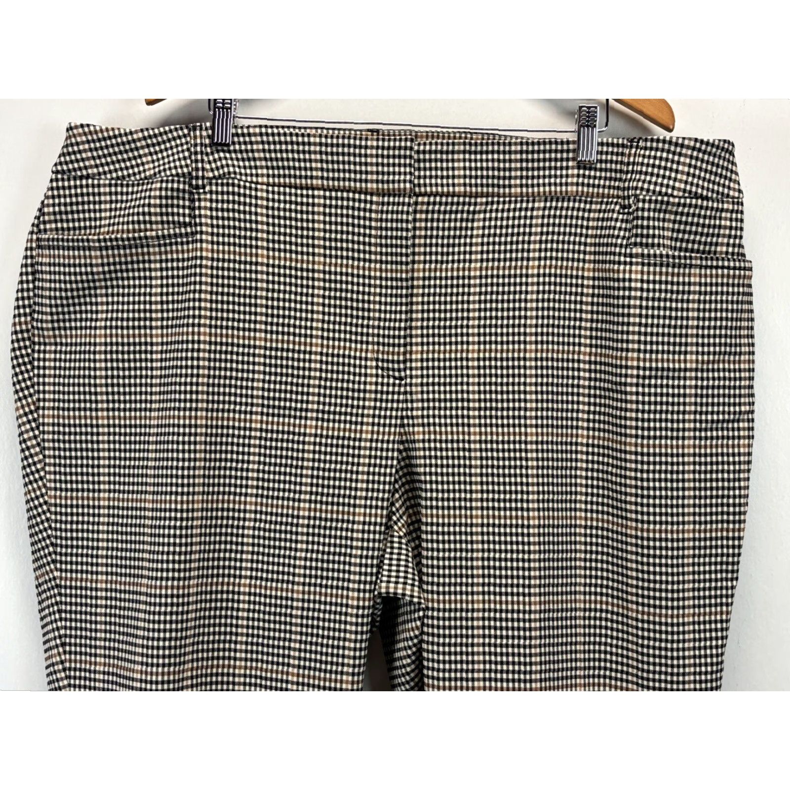 Talbots Talbots Plus Size 24W Check Dress Pants Women Multicolor Stretch Elastic Sides Size 42" / US 20 - 2 Thumbnail