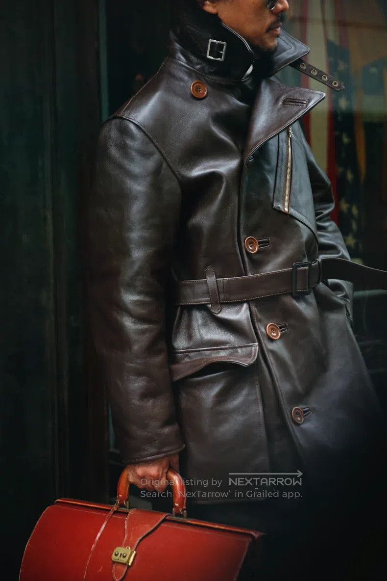 The Real McCoy's The Real McCoys World War I horseskin flying coat Size US XXL / EU 58 / 5 - 7 Thumbnail