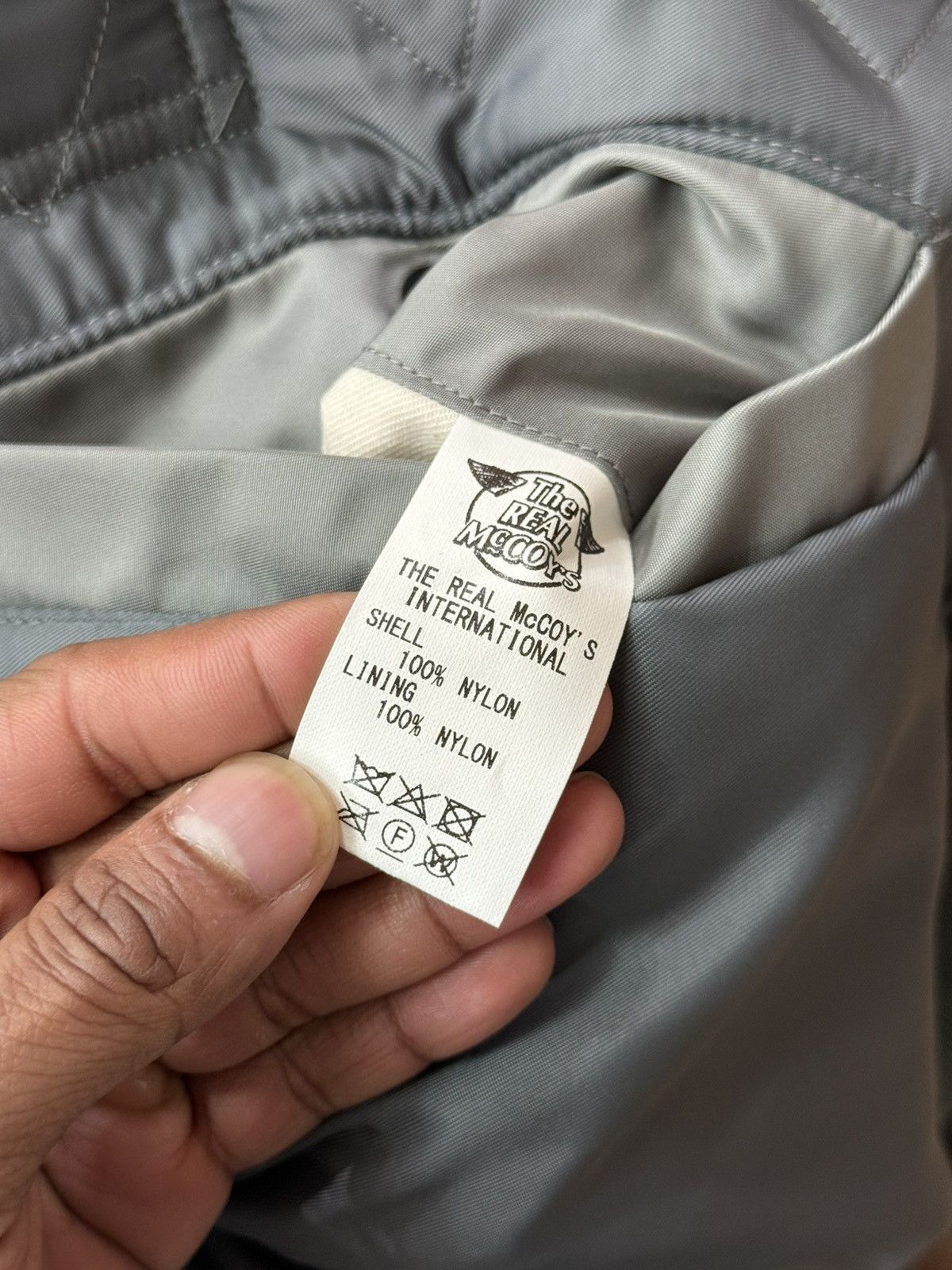 The Real McCoy's Silver Gray MA-1 Jacket Size US S / EU 44-46 / 1 - 4 Thumbnail