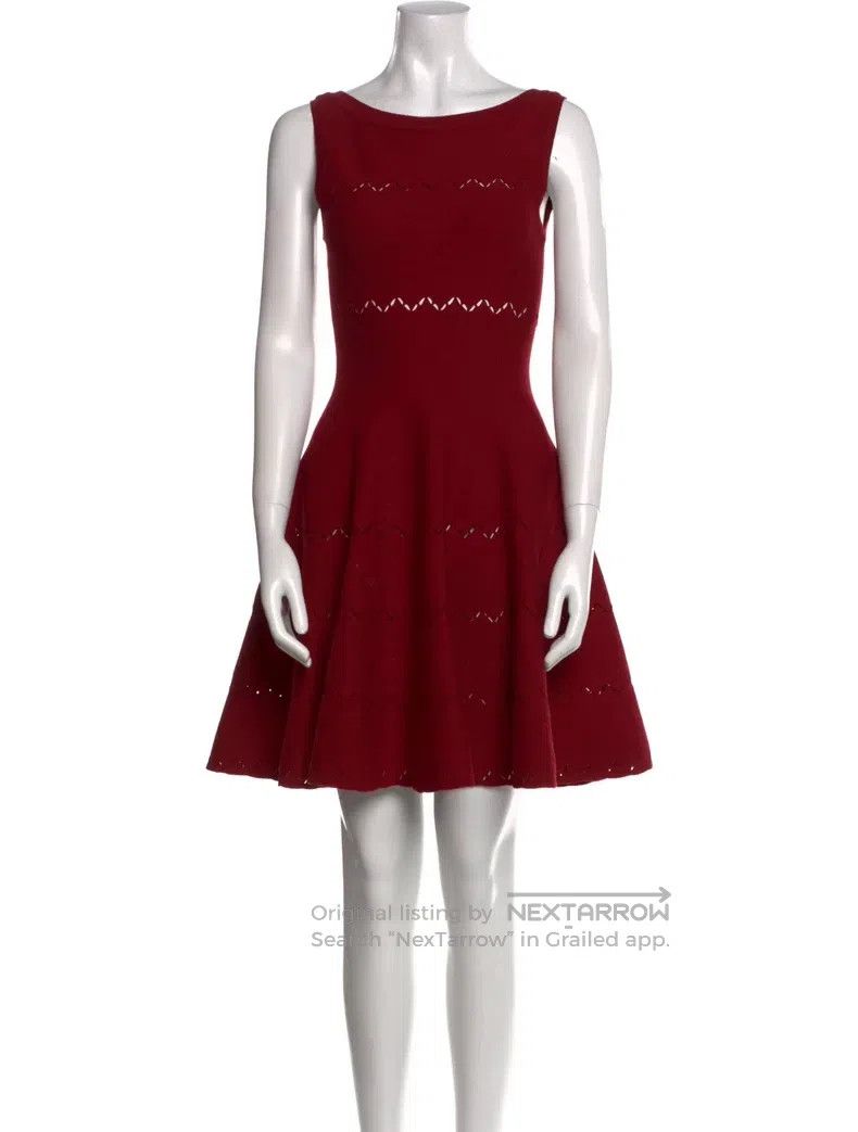 Alaia Alaia Red Dress Size XS / US 0-2 / IT 36-38 - 9 Thumbnail