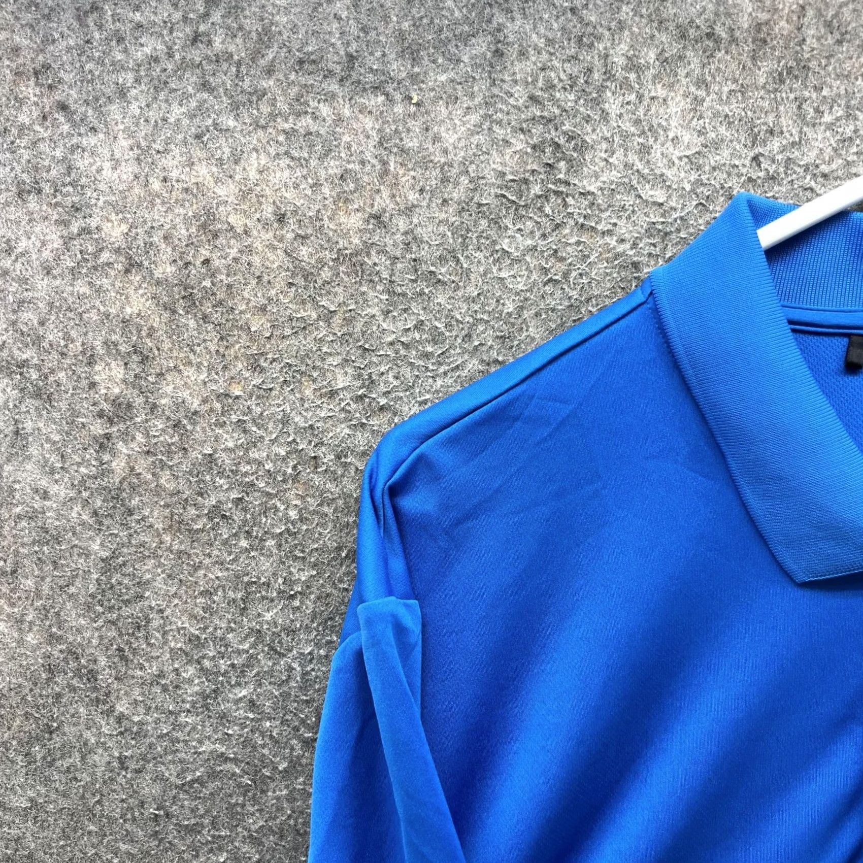 Adidas Adidas Golf Polo Shirt Mens L Blue Solid Performance Short Sleeve Stretch Shirt Size US L / EU 52-54 / 3 - 6 Thumbnail