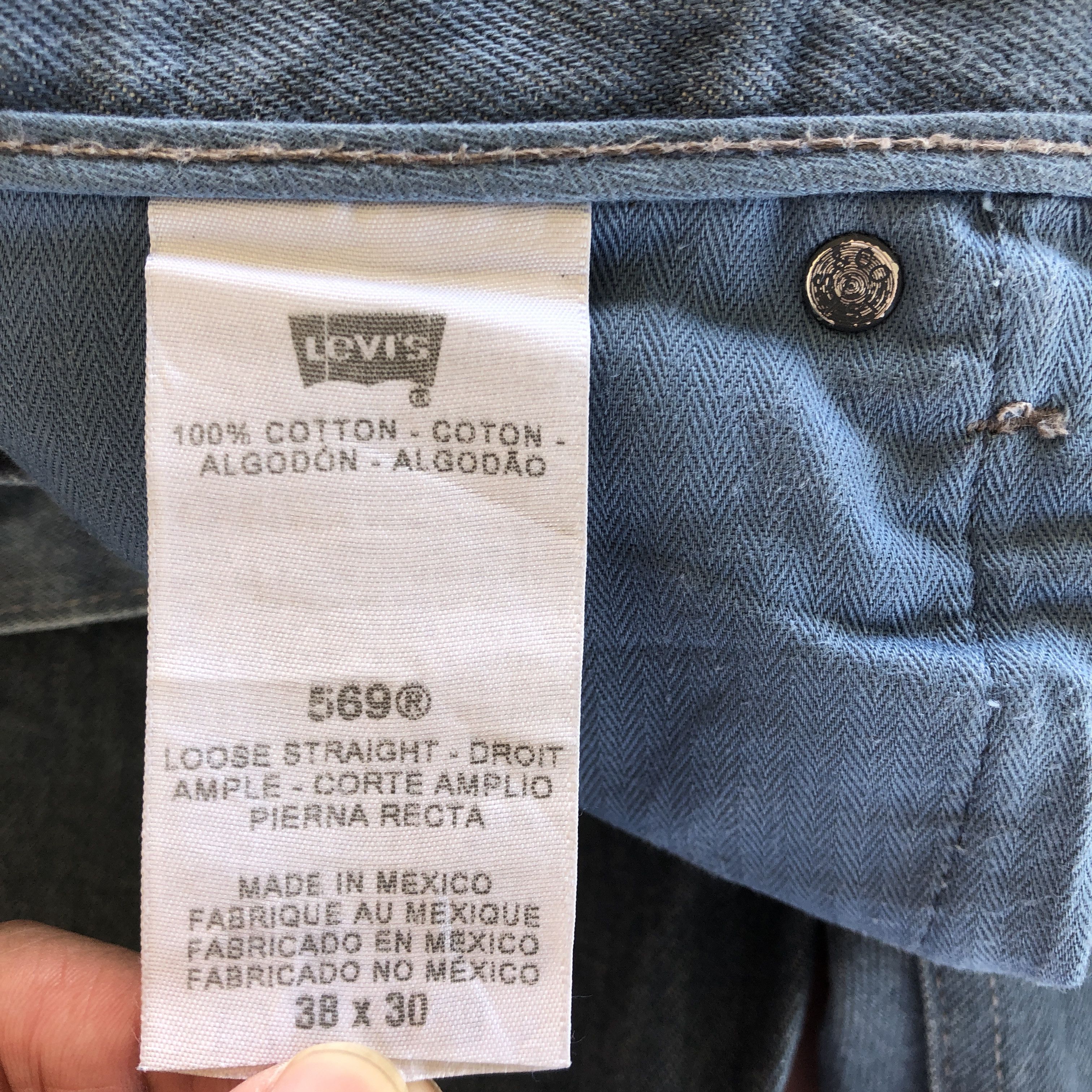 Levi's Vintage Levis Jeans Lightning Wrinkle Levis 569 Denim Pants Size US 40 / EU 56 - 6 Thumbnail