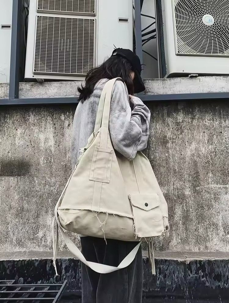 Japanese Brand Canvas Shoulder Bag Size ONE SIZE - 2 Thumbnail