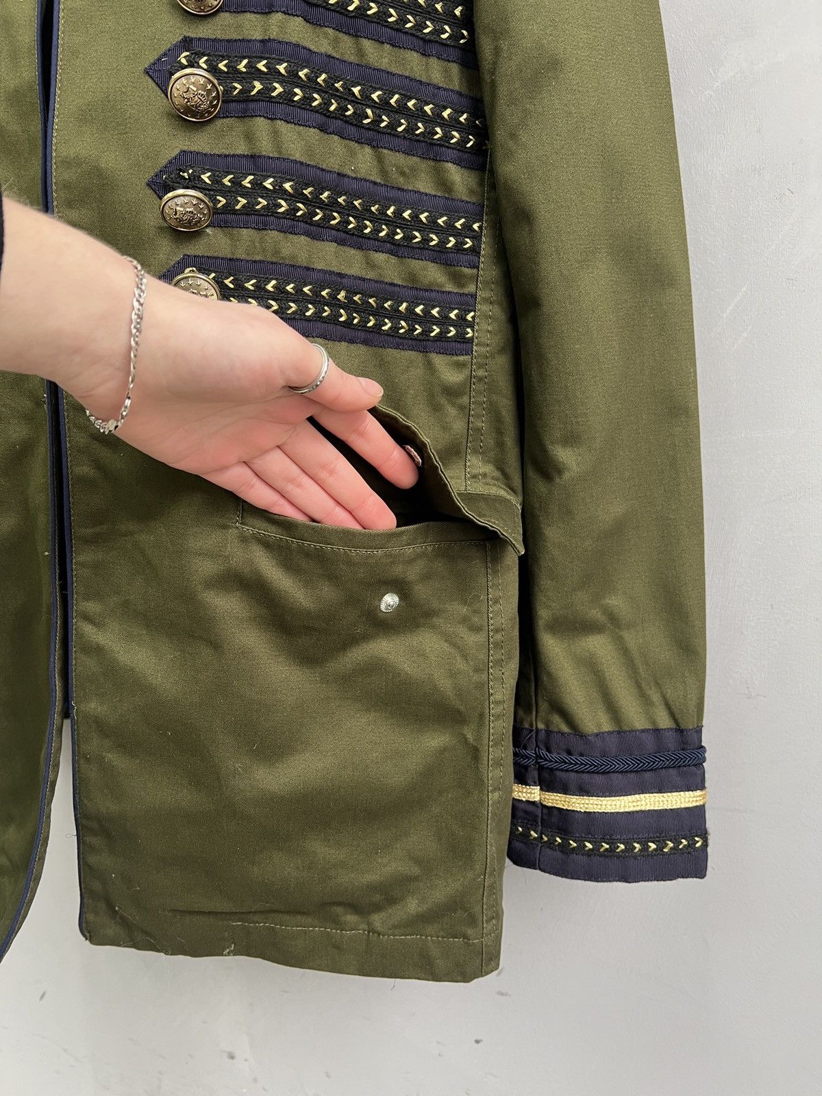 Kapital Hussar napoleon olive jacket buttons kapital style y2k Size US M / EU 48-50 / 2 - 4 Thumbnail