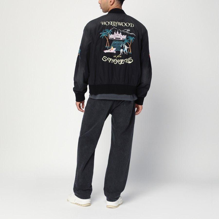 Amiri o1d2blof0226 Bomber Jacket in Black Size US L / EU 52-54 / 3 - 2 Thumbnail