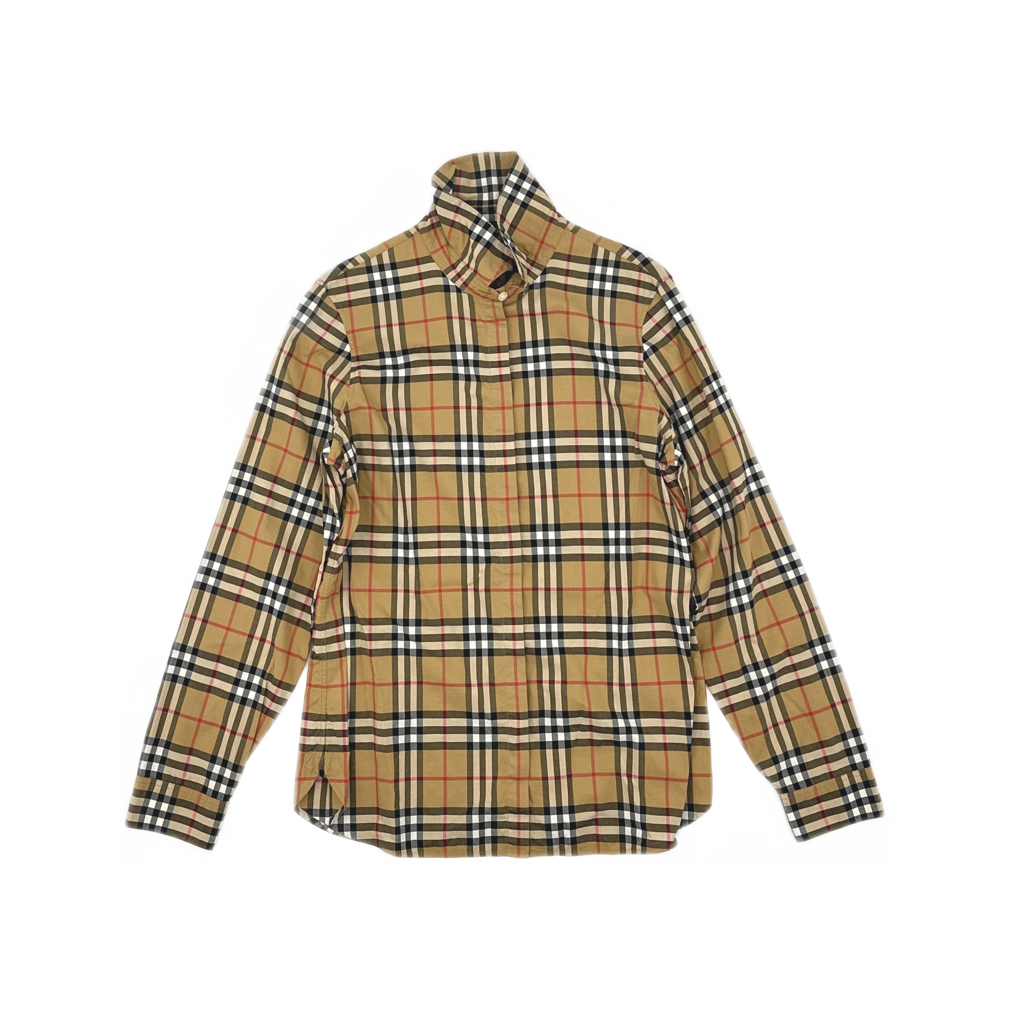 Burberry Burberry Classic Check Button Up Shirt Size 8 Size M / US 6-8 / IT 42-44 - 1 Thumbnail