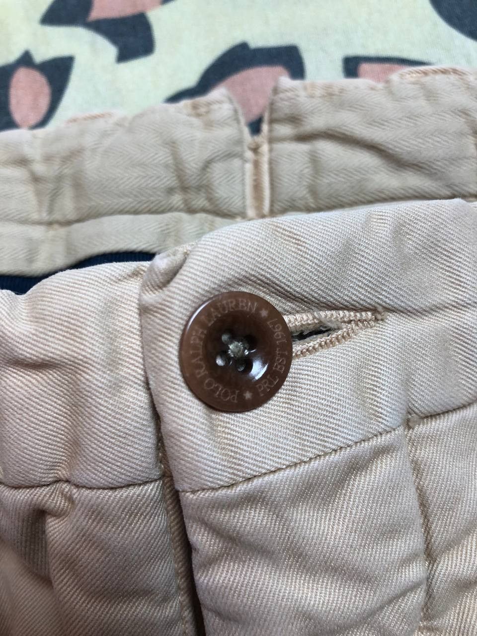 Polo Ralph Lauren × Rugby Ralph Lauren × Vintage Vintage Polo Ralph Lauren Cargo Pants Beige Y2K Size US 34 / EU 50 - 5 Thumbnail
