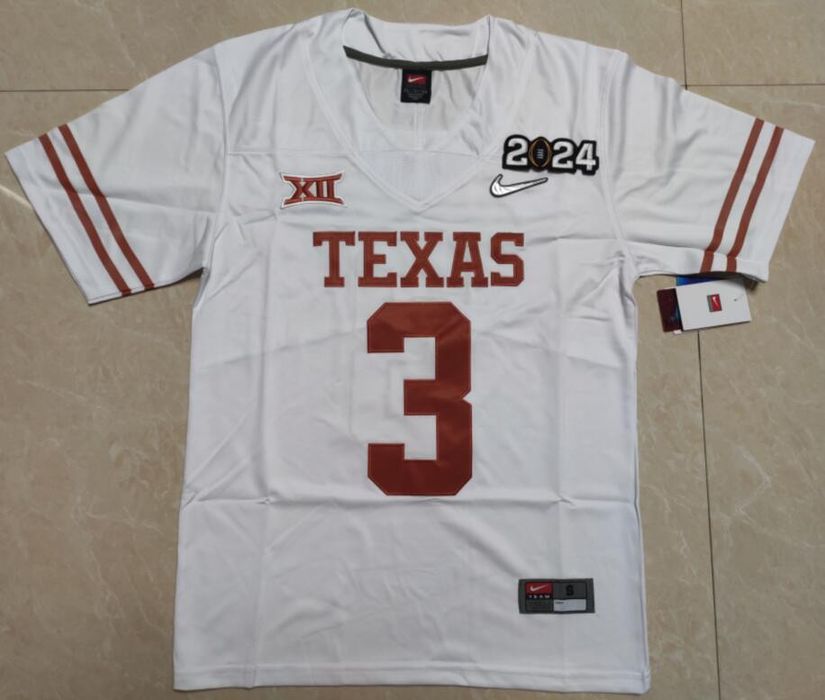 Custom Men's Quinn Ewers 3 Texas Longhorns 2024 football Jerseys Grailed