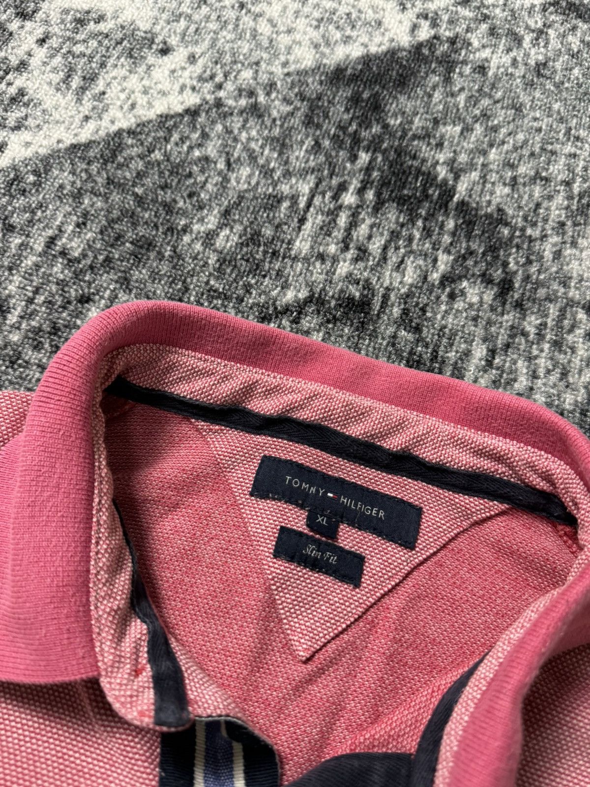 Tommy Hilfiger Vintage Tommy Hilfiger Polo Shirt Rugby Pink Size US M / EU 48-50 / 2 - 3 Thumbnail