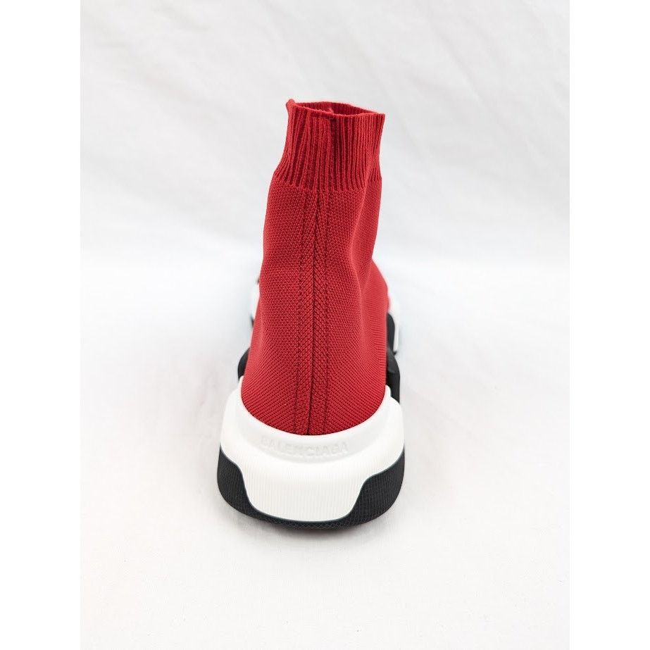 Balenciaga o1rshd1 Speed 2.0 Low-Top Sneakers in Red/Black/White Size US 9 / EU 42 - 13 Thumbnail