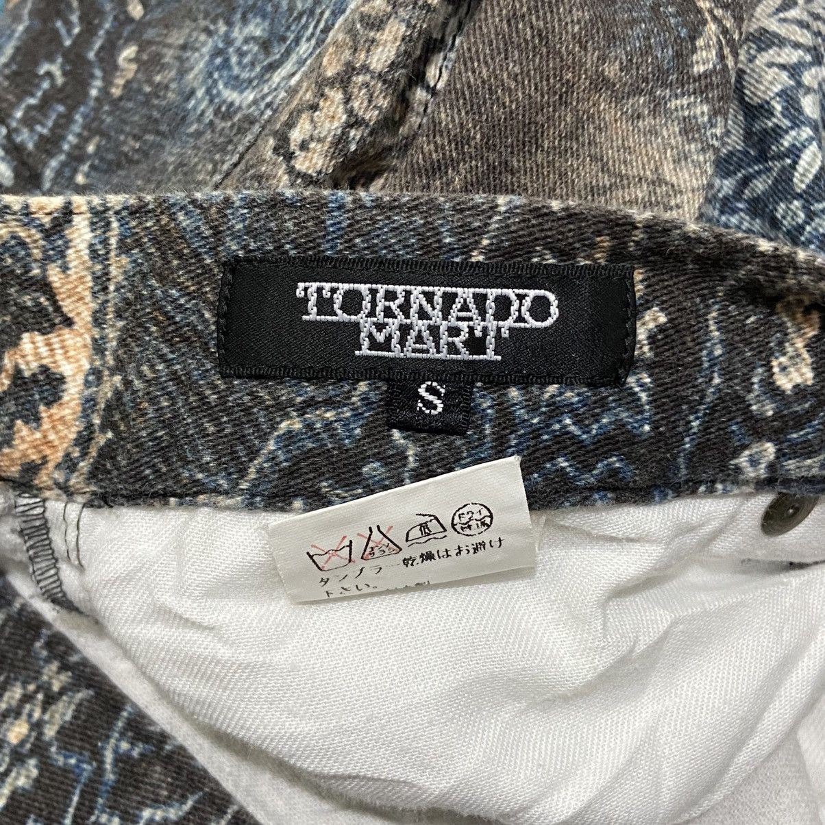 Tornado Mart 00’s Archive Tornado Mart Floral Flared Pants Size US 28 / EU 44 - 7 Thumbnail