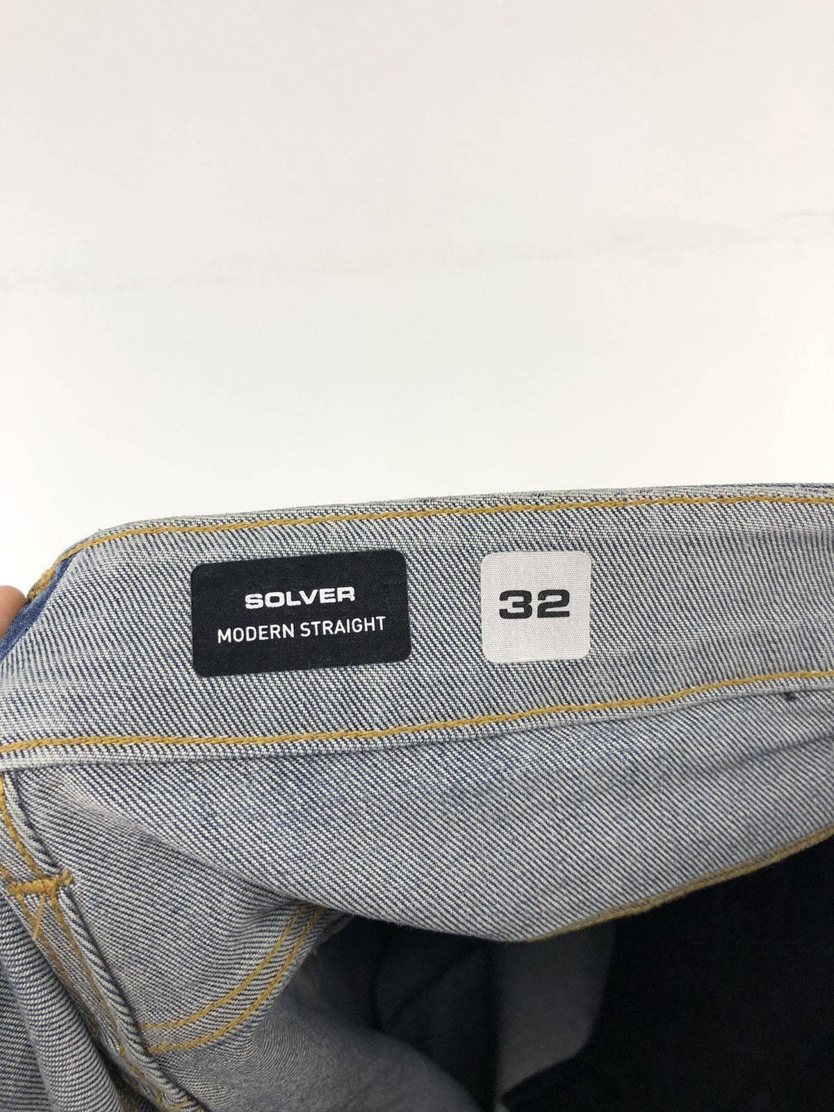 Volcom Vintage Volcom Solver Modern Straight Light Wash Jeans Size US 32 / EU 48 - 21 Thumbnail