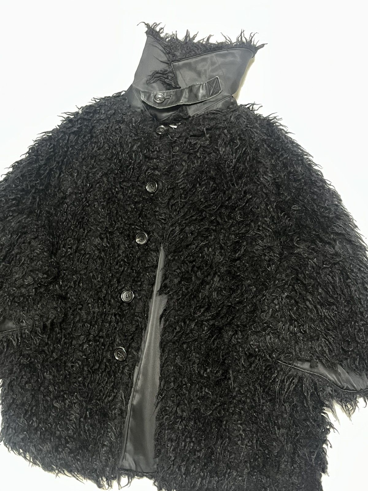 Comme des Garcons × Japanese Brand × Junya Watanabe JUNYA WATANABE FUR JACKET Size US XS / EU 42 / 0 - 4 Thumbnail