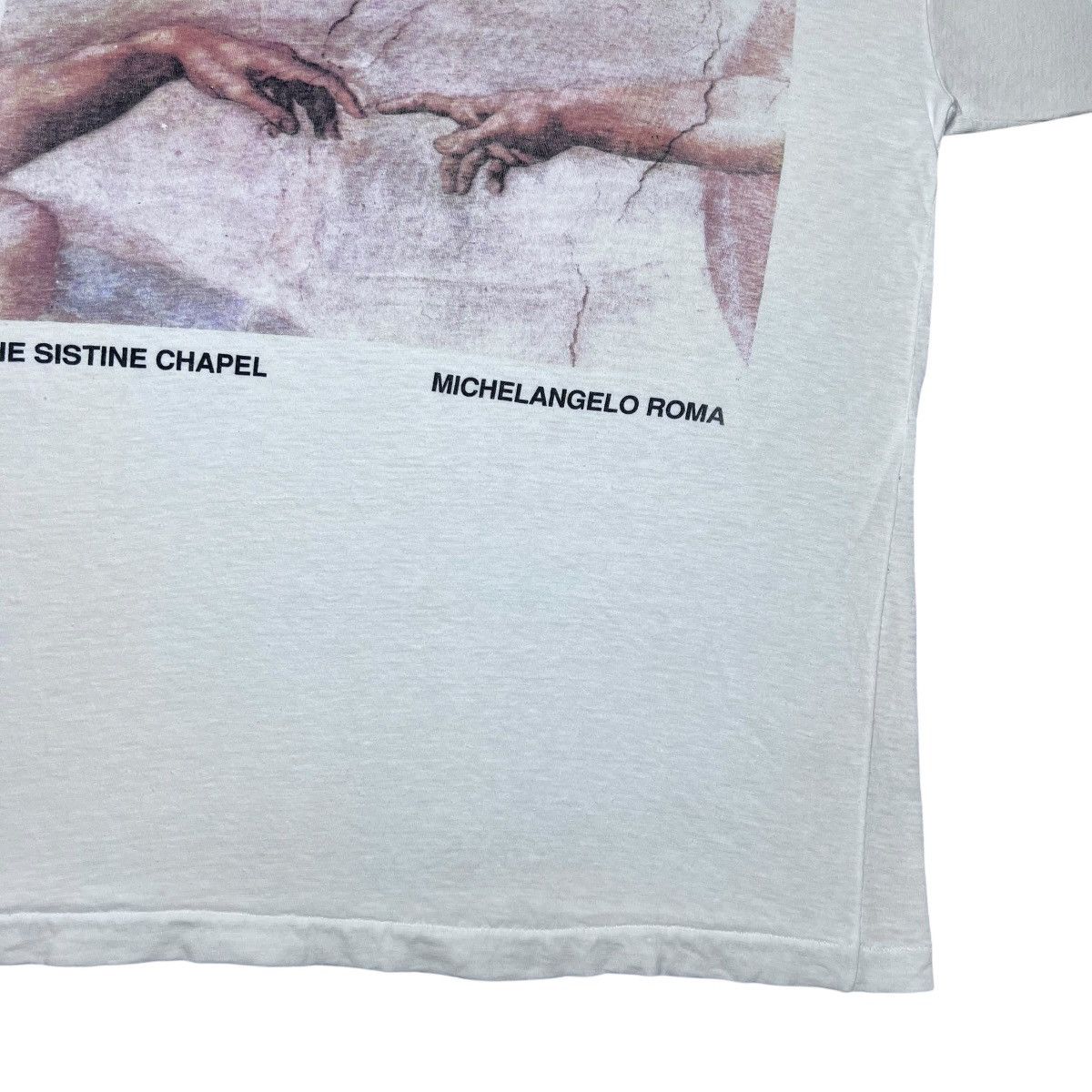 Other 90s Creation Of Adam Michelangelo The Sistine Chapel Art Tee Size US M / EU 48-50 / 2 - 10 Thumbnail