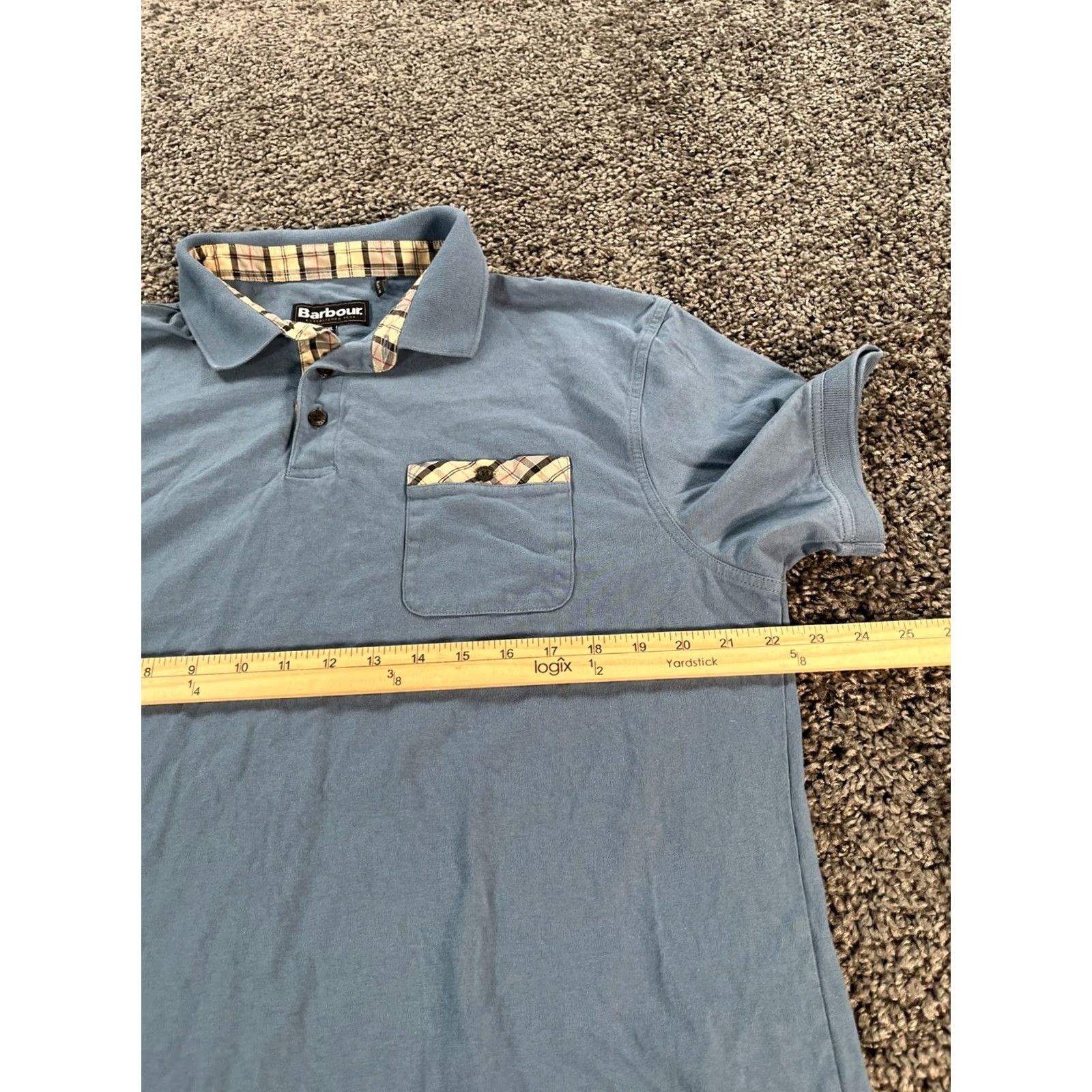Barbour Barbour Polo Shirt Mens 2XL Blue Nova Check Short Sleeve Polo Shirt Mens 2XL Blue Nova Check Short Sleeve Polo Shirt Size US XXL / EU 58 / 5 - 3 Thumbnail