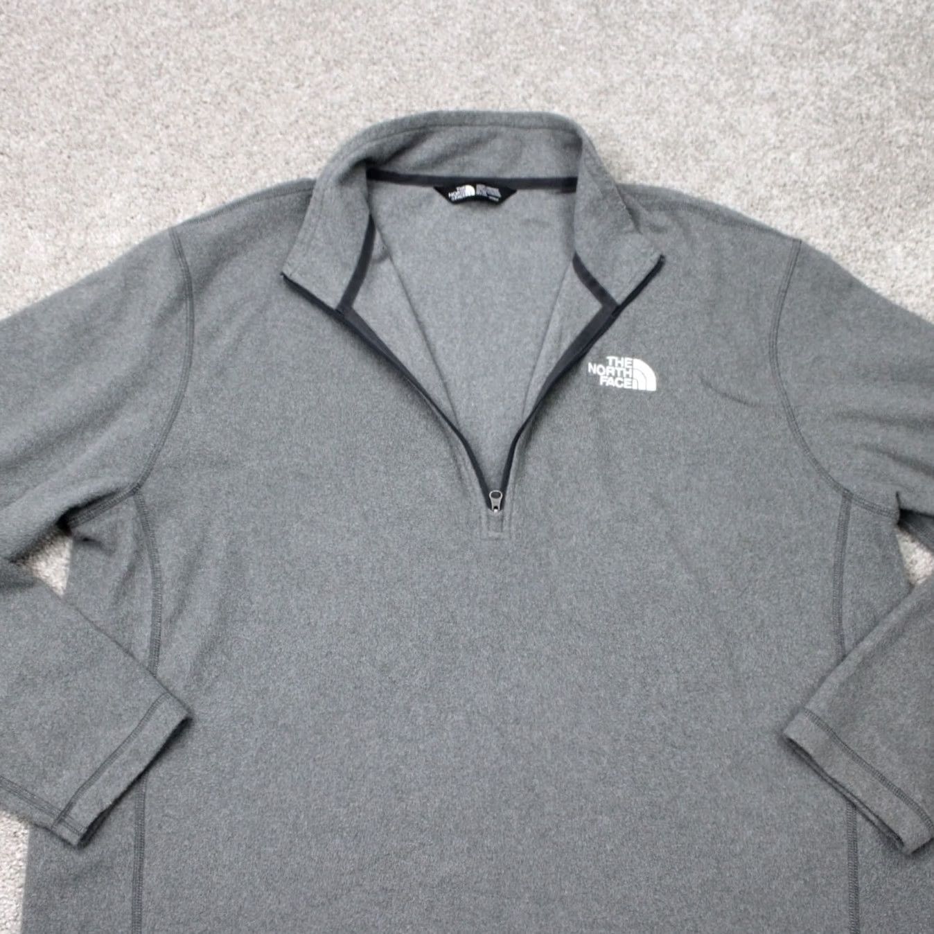 The North Face The North Face Sweatshirt Mens XL Gray Glacier Fleece 1/2 Zip L/S Pullover Size US XL / EU 56 / 4 - 4 Thumbnail