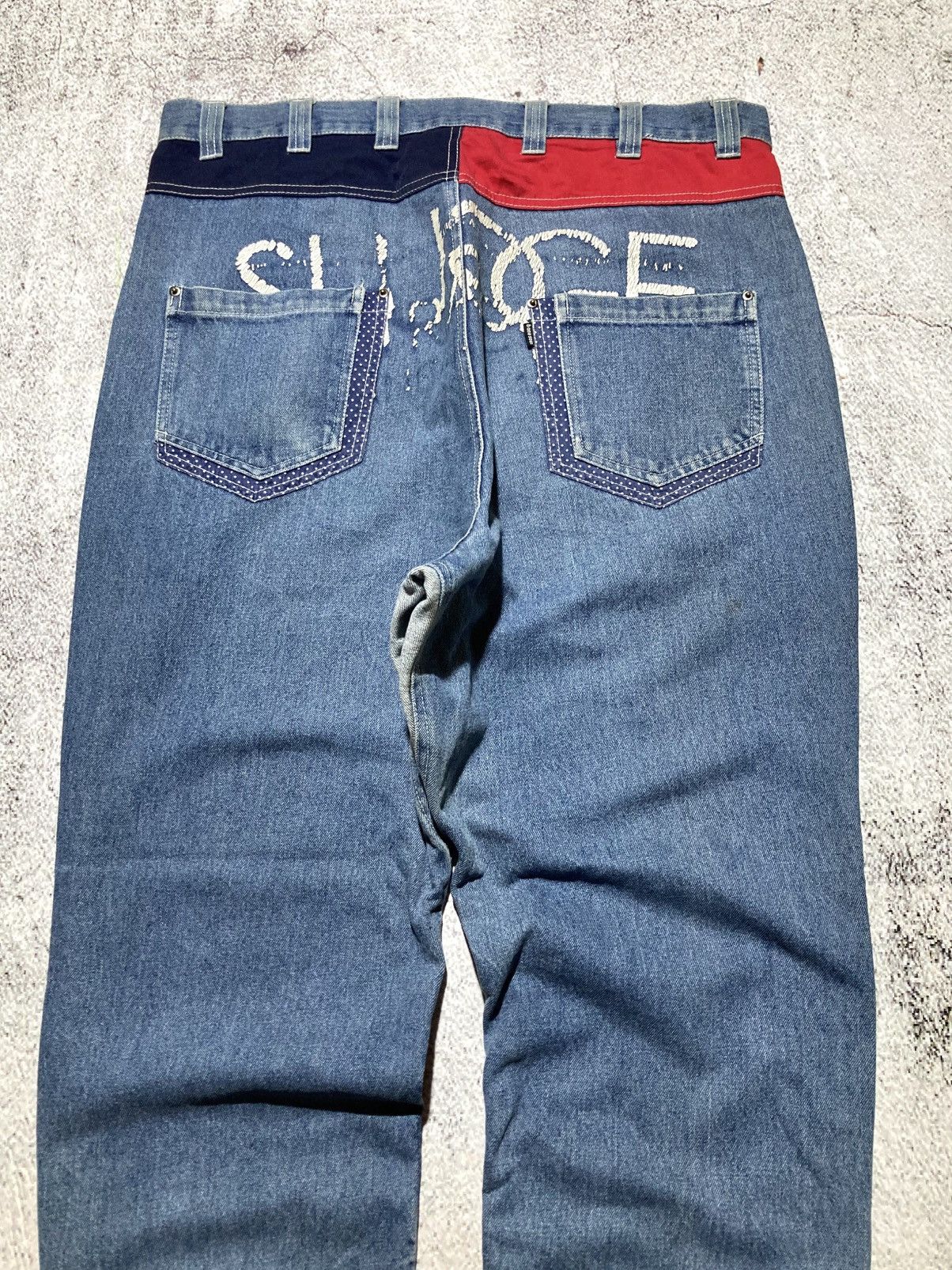Japanese Brand 2000s B One Soul Japanese Double Waist Carrot Jeans Pant Lgb Size US 37 - 14 Thumbnail