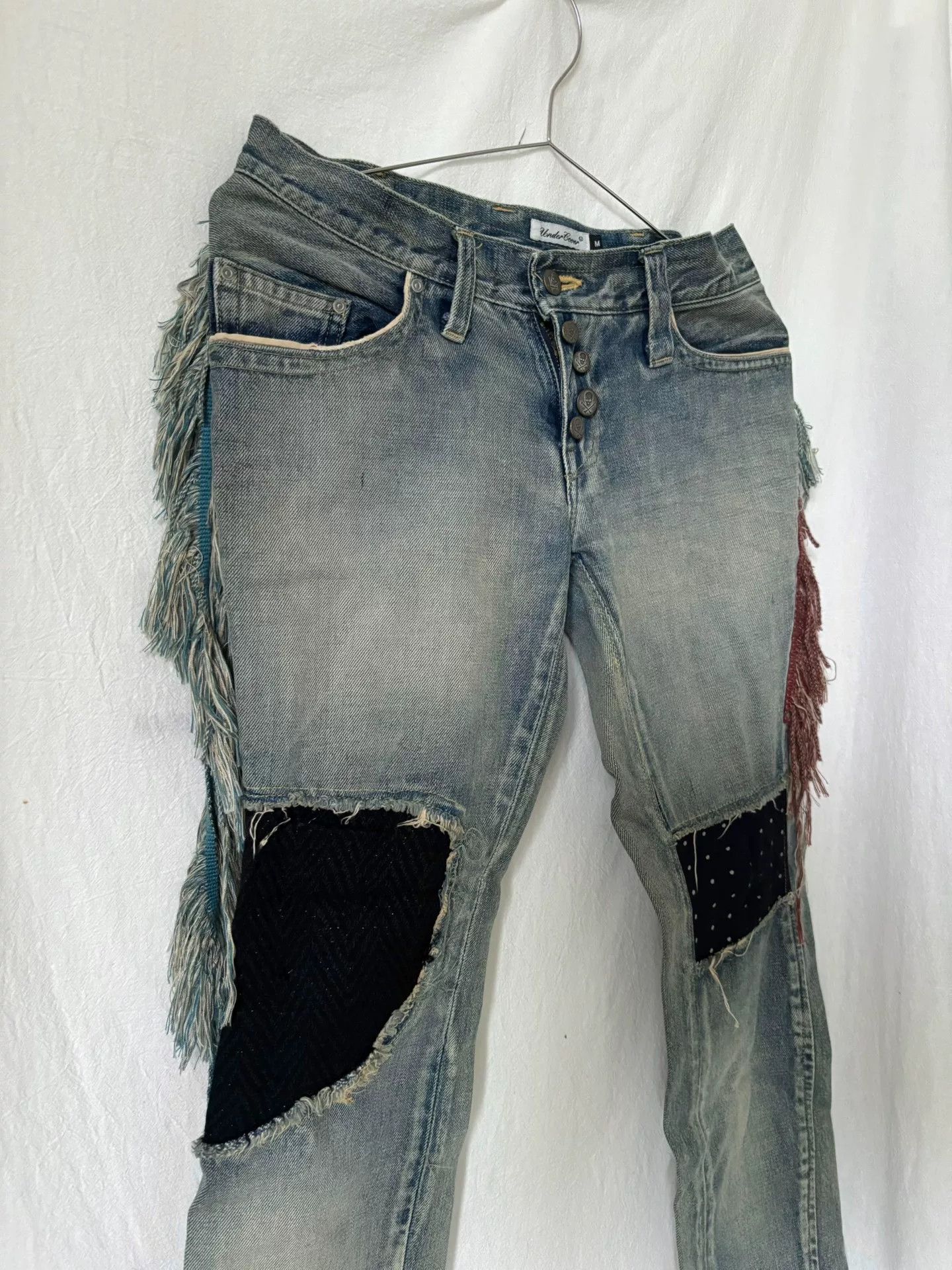 Undercover Undercover 03AW Fringe Mud Jeans Size US 30 / EU 46 - 4 Thumbnail